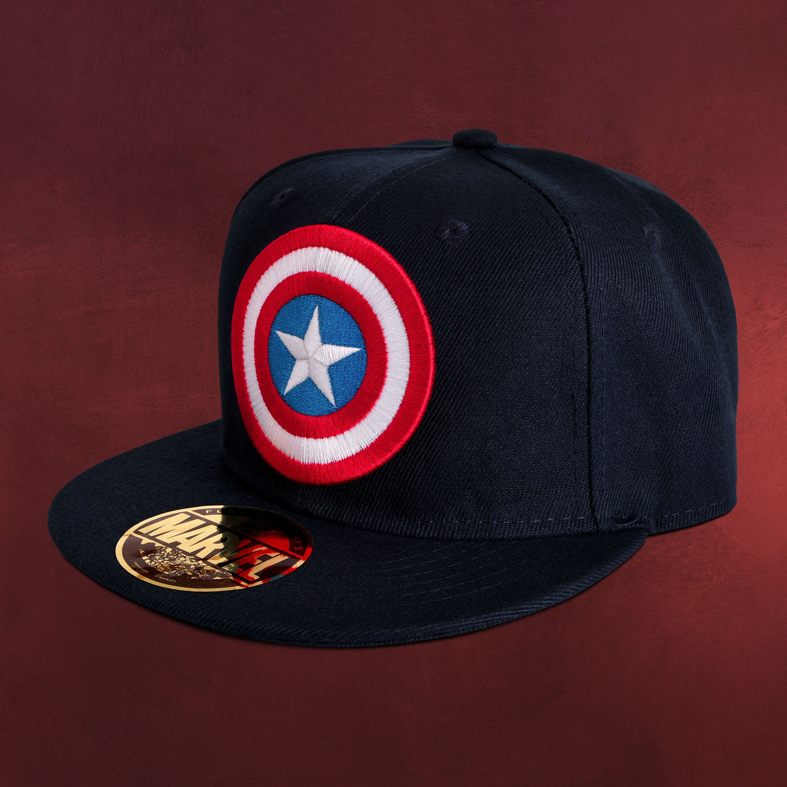 Wallpaper #JxkbNo8BtGB6xQ78ZqLY21 Captain America Logo Snapback Cap Blau Elbenwald