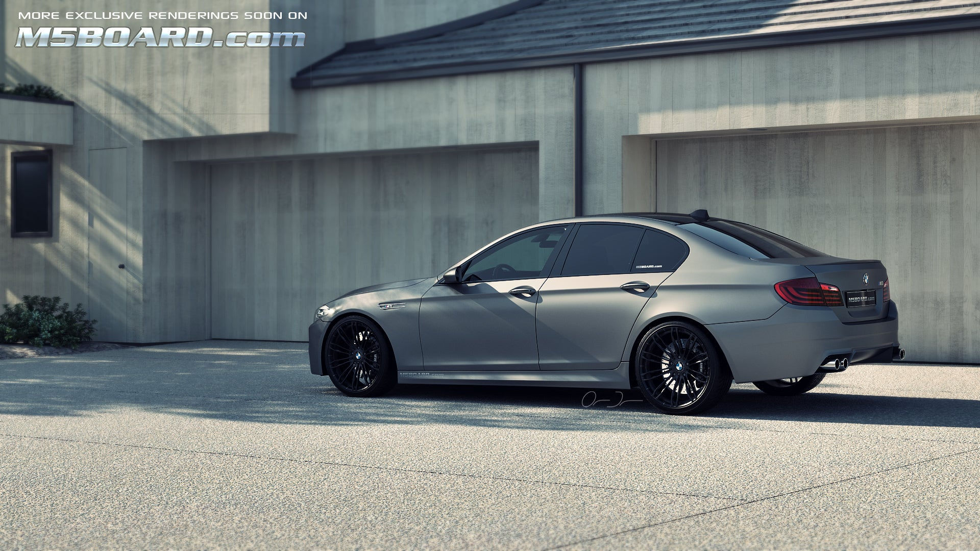 Wallpaper #Fmj5IJMBSpphPi3-qi-d70 Picture 3D Studiocomputerrendering Frozen Gray Grey BMW M5 F10