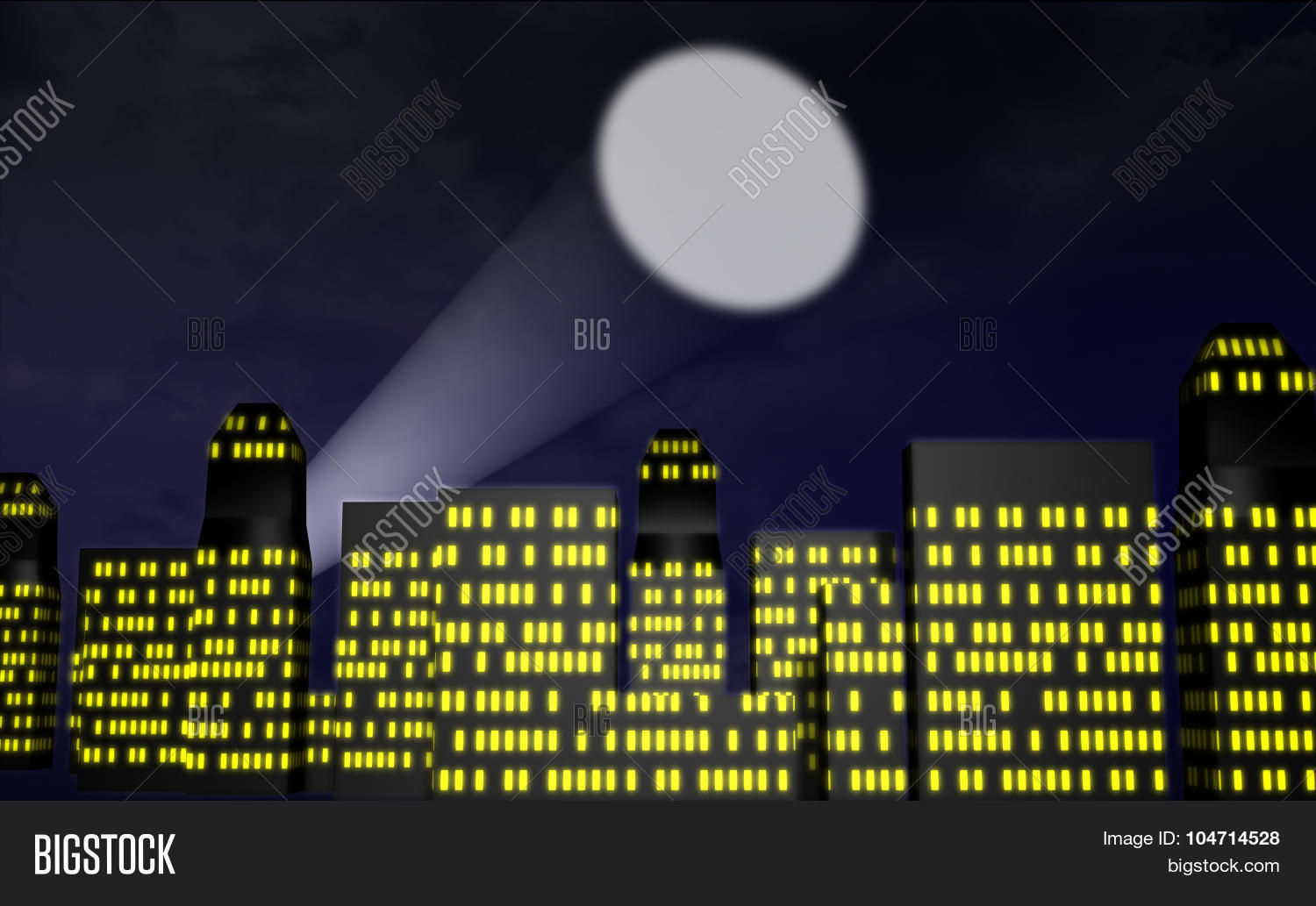 Wallpaper #fT9ZPJMBLiIJ4c9O-pFG83 Illustration City Image Photo Free Trial Bigstock