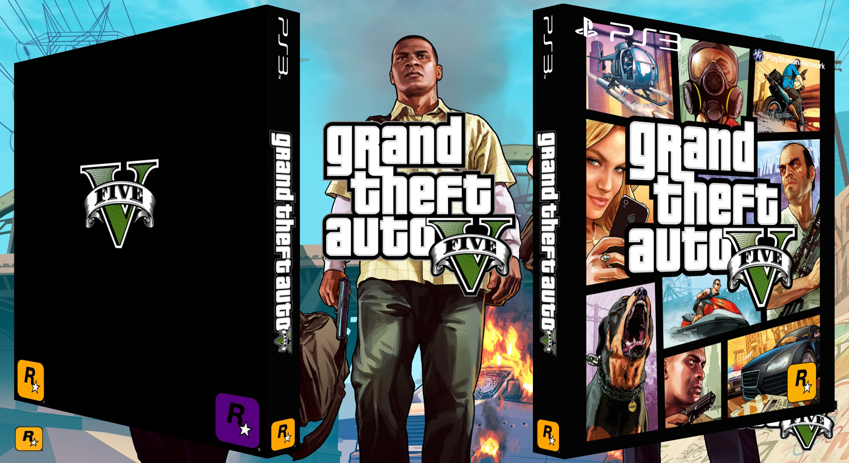 Wallpaper #5453a Gta V Xbox One Box Art Cover by Iceman423626