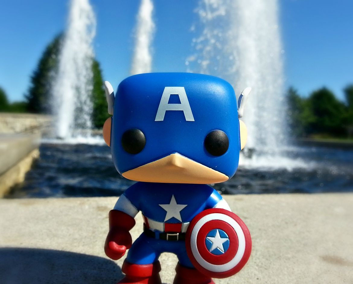 Wallpaper #vWfWEJMBSpphPi3-LPSt240 Captain America Funko Pop Krysanthe