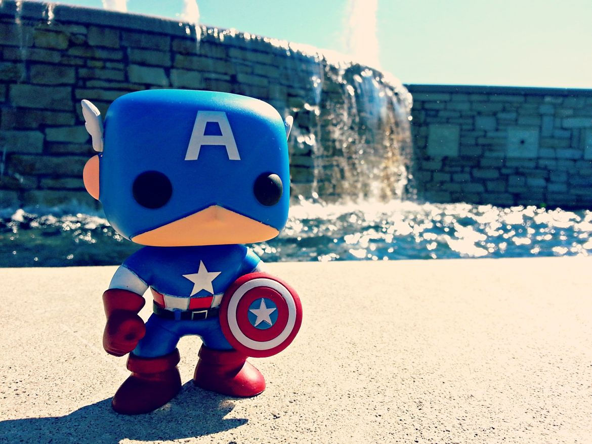 Wallpaper #36VyOJMBVBiSkHCa6I2W33 Captain America Funko Pop Krysanthe