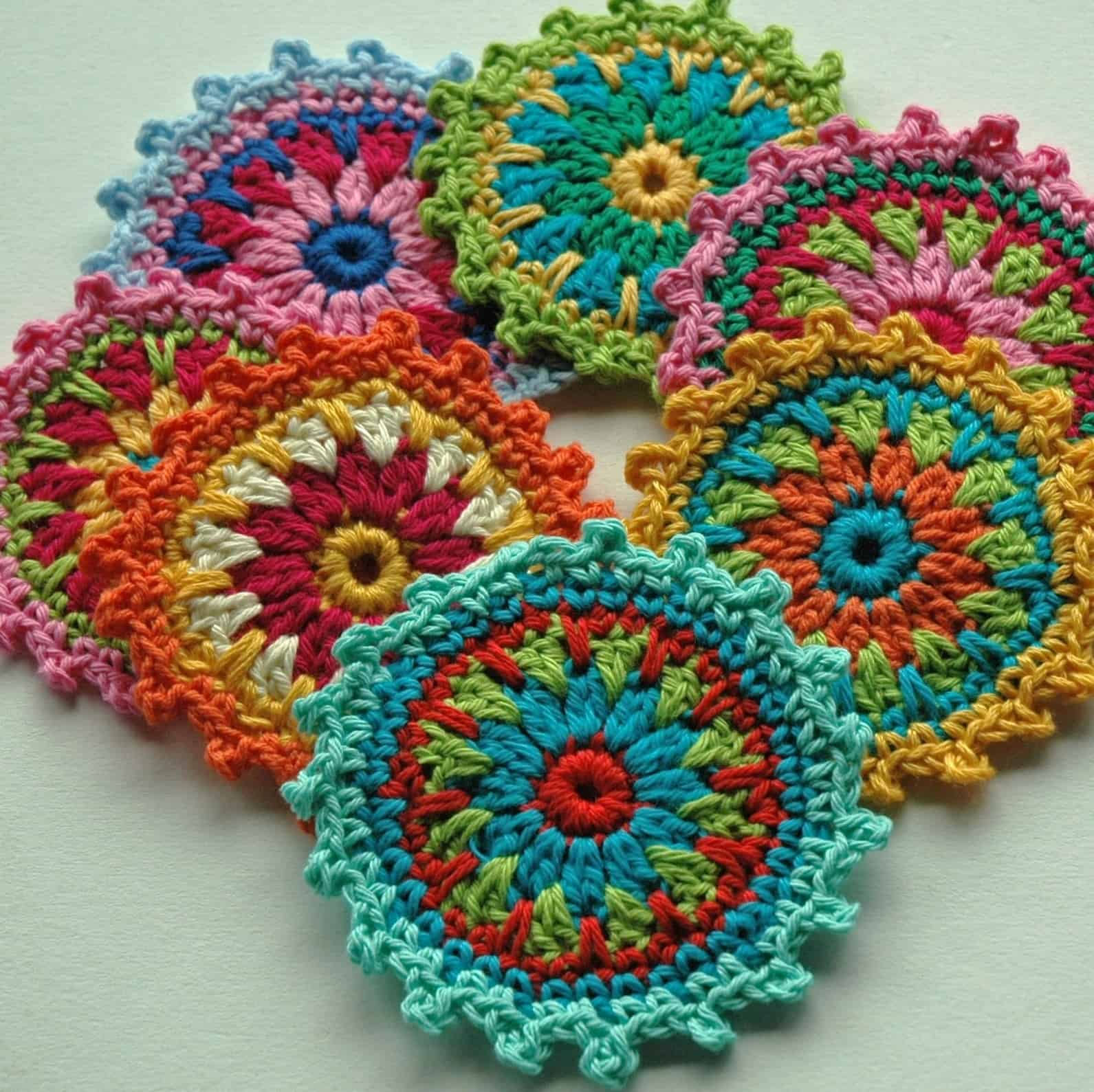 Wallpaper #pWfB7pIBSpphPi3-dF4W9 Flower Motif Coasters Free Crochet Pattern Annie Design Crochet