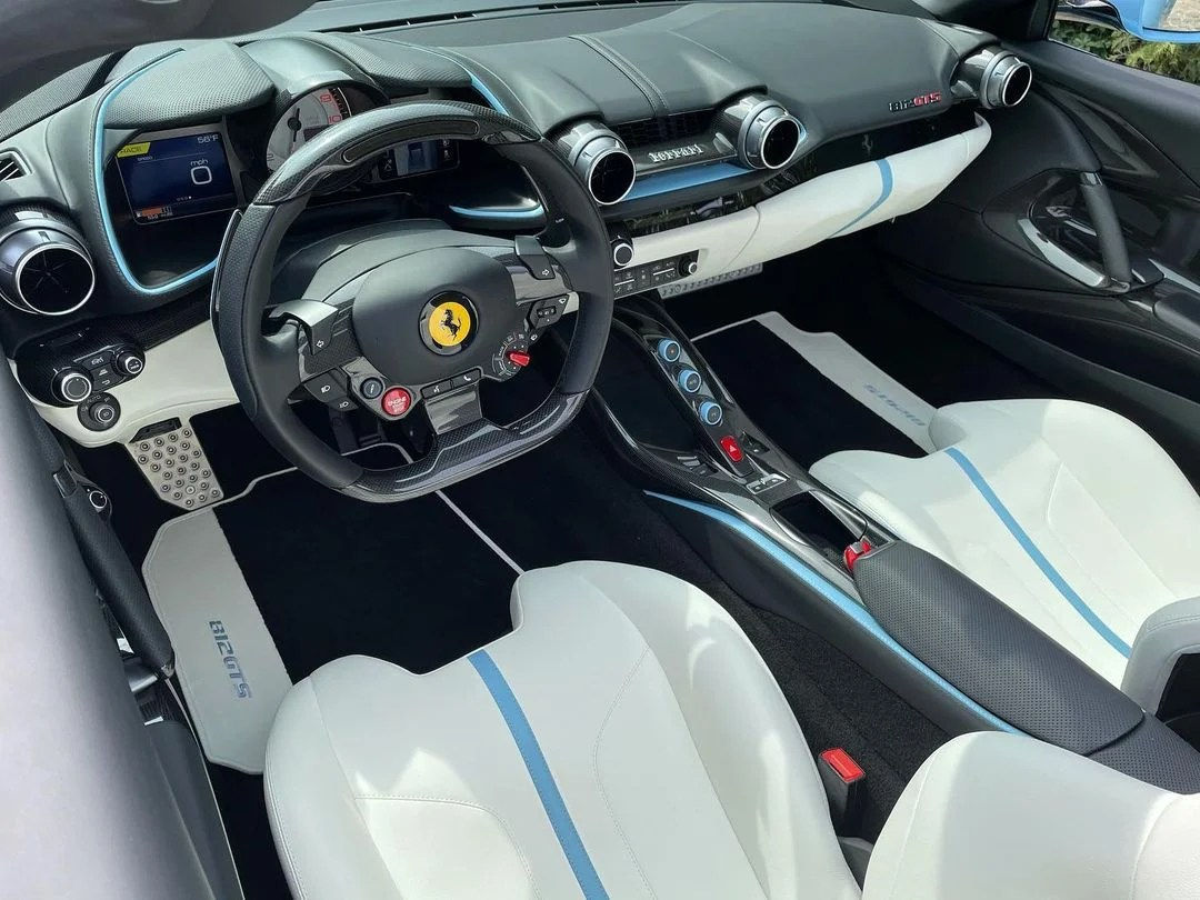 Wallpaper #lUWclI4B7YBJg1BV7J-n19 Baby Blue Ferrari 812 Gts Tailormade for the Riviera the Supercar Blog