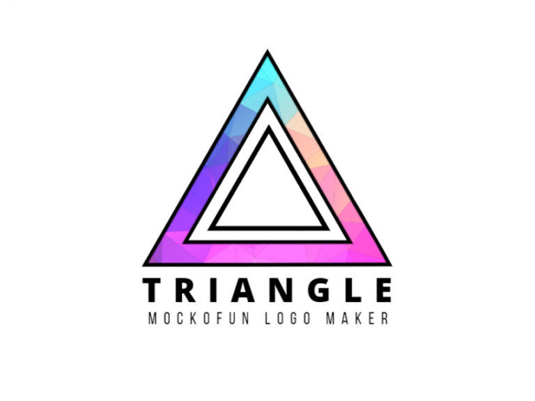Wallpaper #cbln3ZIBJvJKYCmEEAAv51 Triangle Logo Design Mockofun