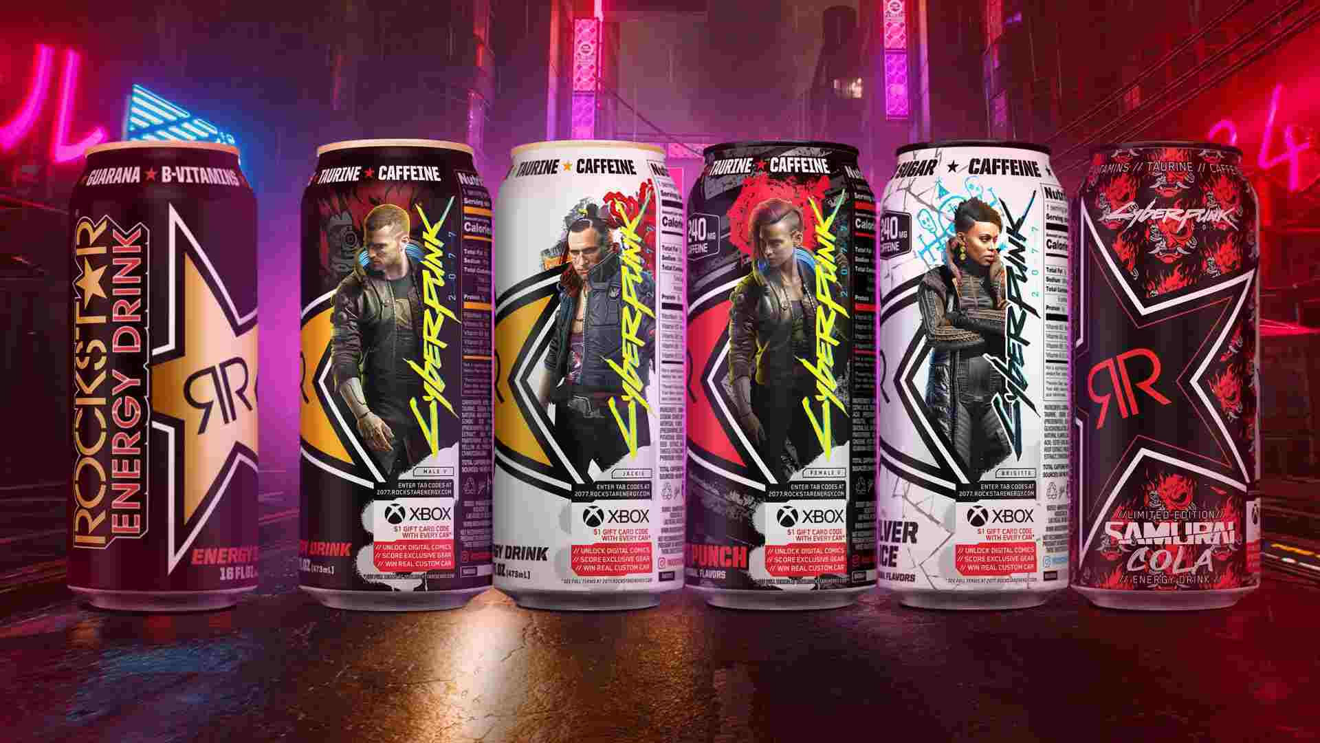 Wallpaper #Zxn5Ho8BtGB6xQ78Tnqd20 Cyberpunk 2077 Energy Drinks Will Come with Xbox Credit and Contest