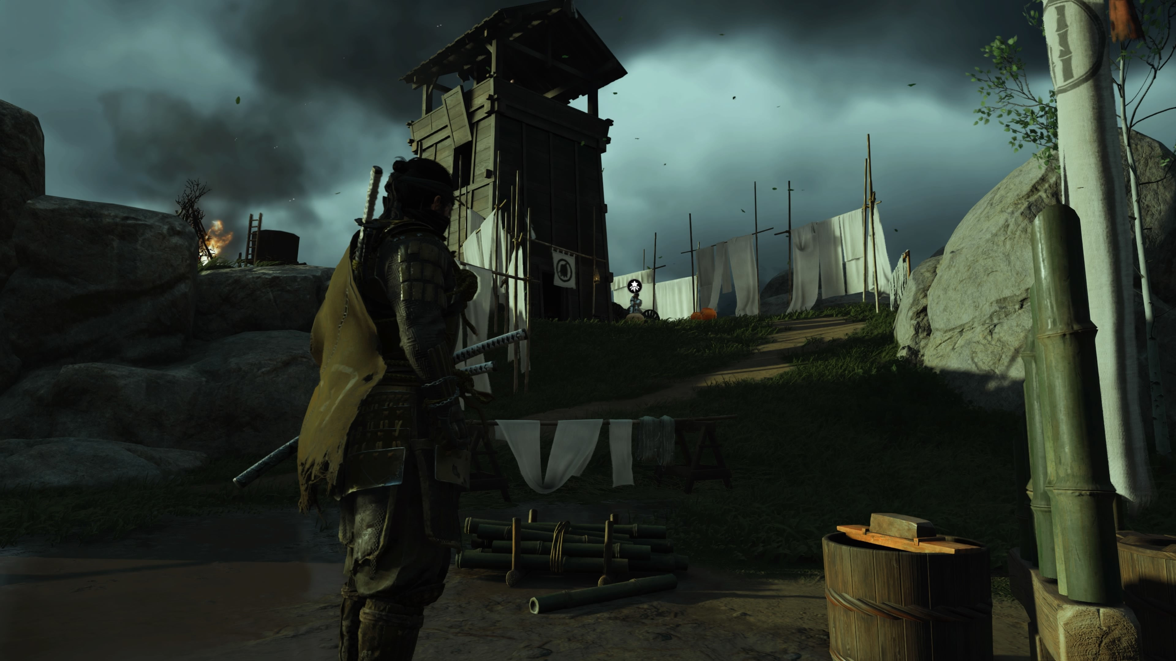 Wallpaper #OhmdBY8BtGB6xQ78i1I547 Ghost of Tsushima Black and White Armor Dye Where to Find the