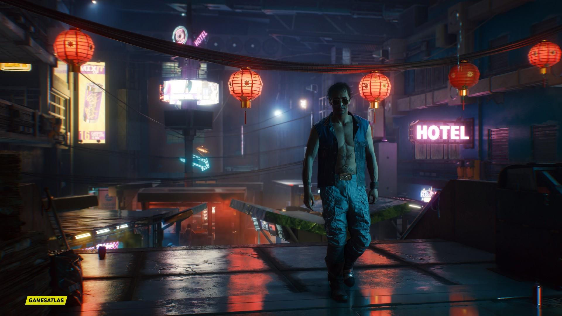 Wallpaper #1A61B Maciej Rebisz Cyberpunk 2077 Biotechnica Hotel