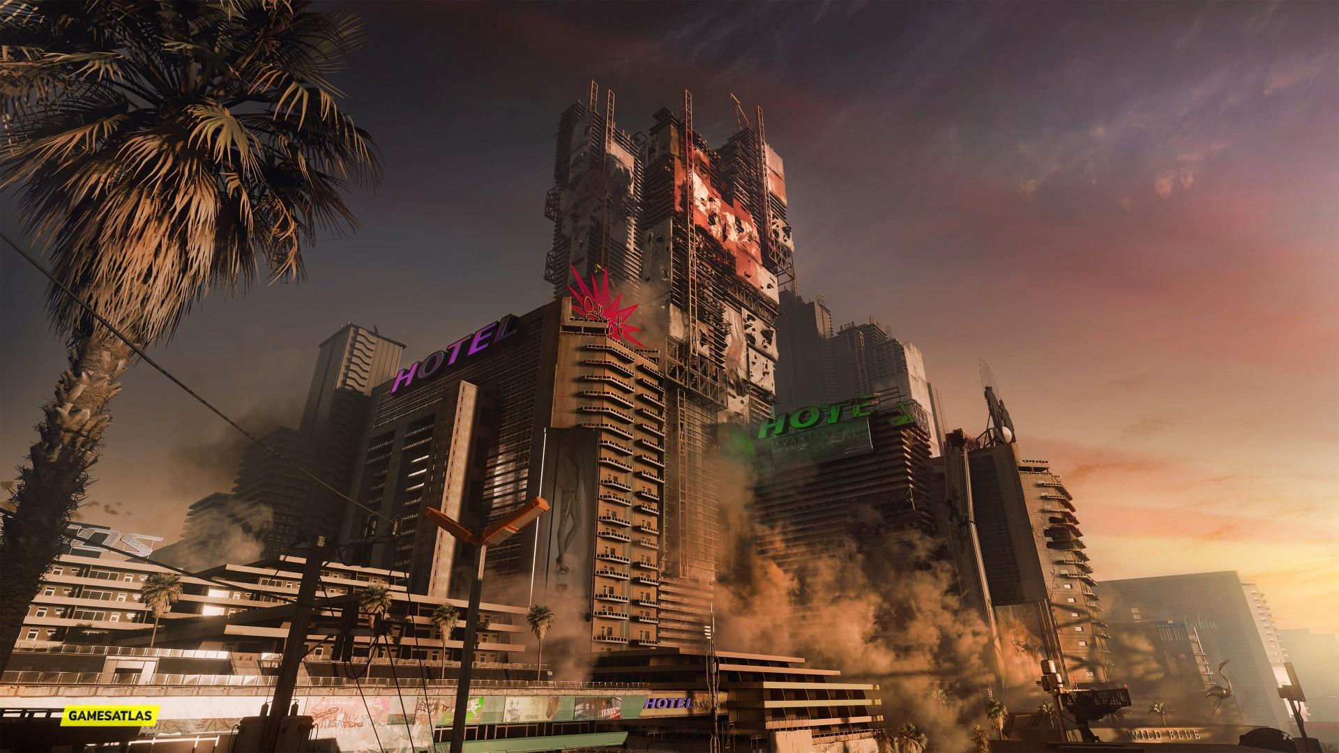 Wallpaper #1A61B Maciej Rebisz Cyberpunk 2077 Biotechnica Hotel