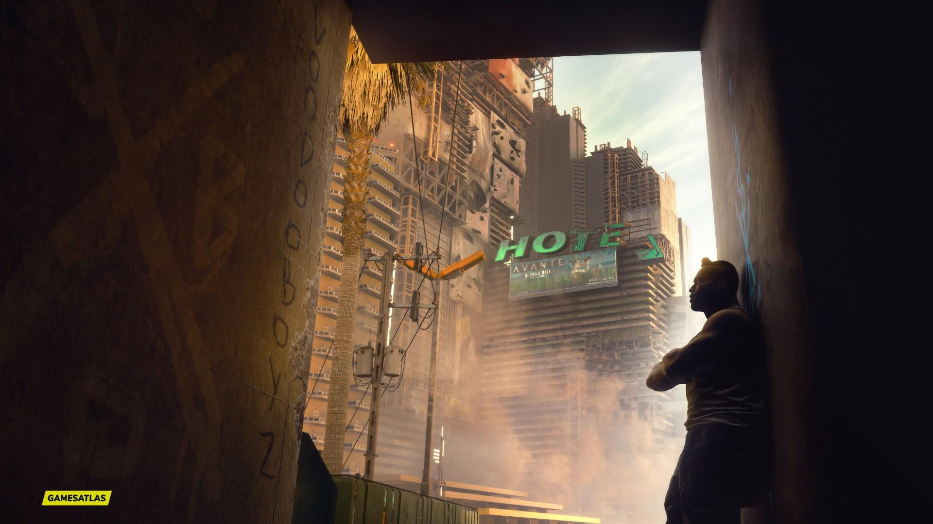 Wallpaper #1A61B Maciej Rebisz Cyberpunk 2077 Biotechnica Hotel