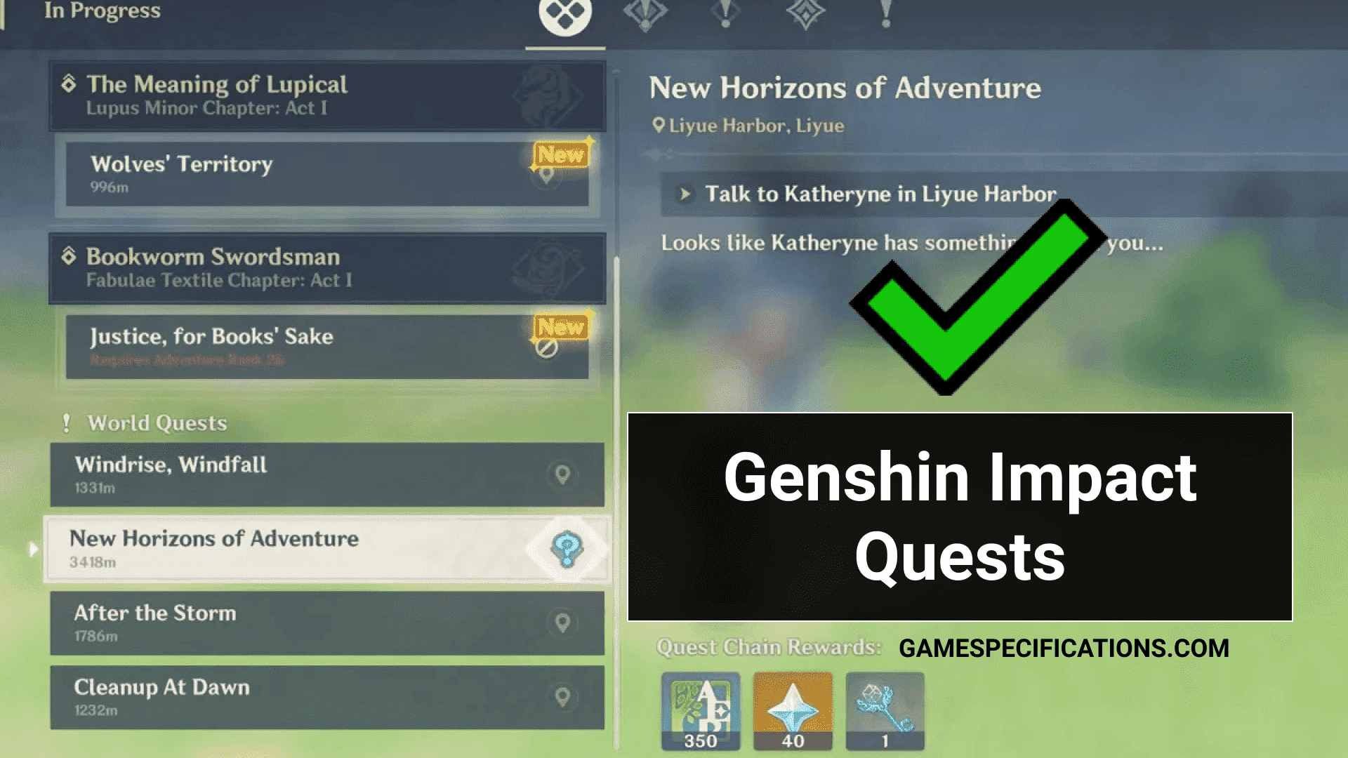 Wallpaper #VWdwDpMBSpphPi3-W-rC348 All Genshin Impact Quests List Along with Their Accurate Locations