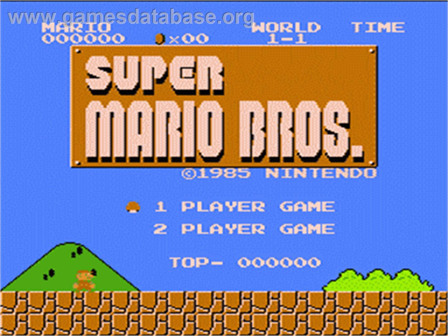 Wallpaper #YRnwEI8BtGB6xQ788WAT19 Super Mario Bros Nintendo Nes Artwork Title Screen