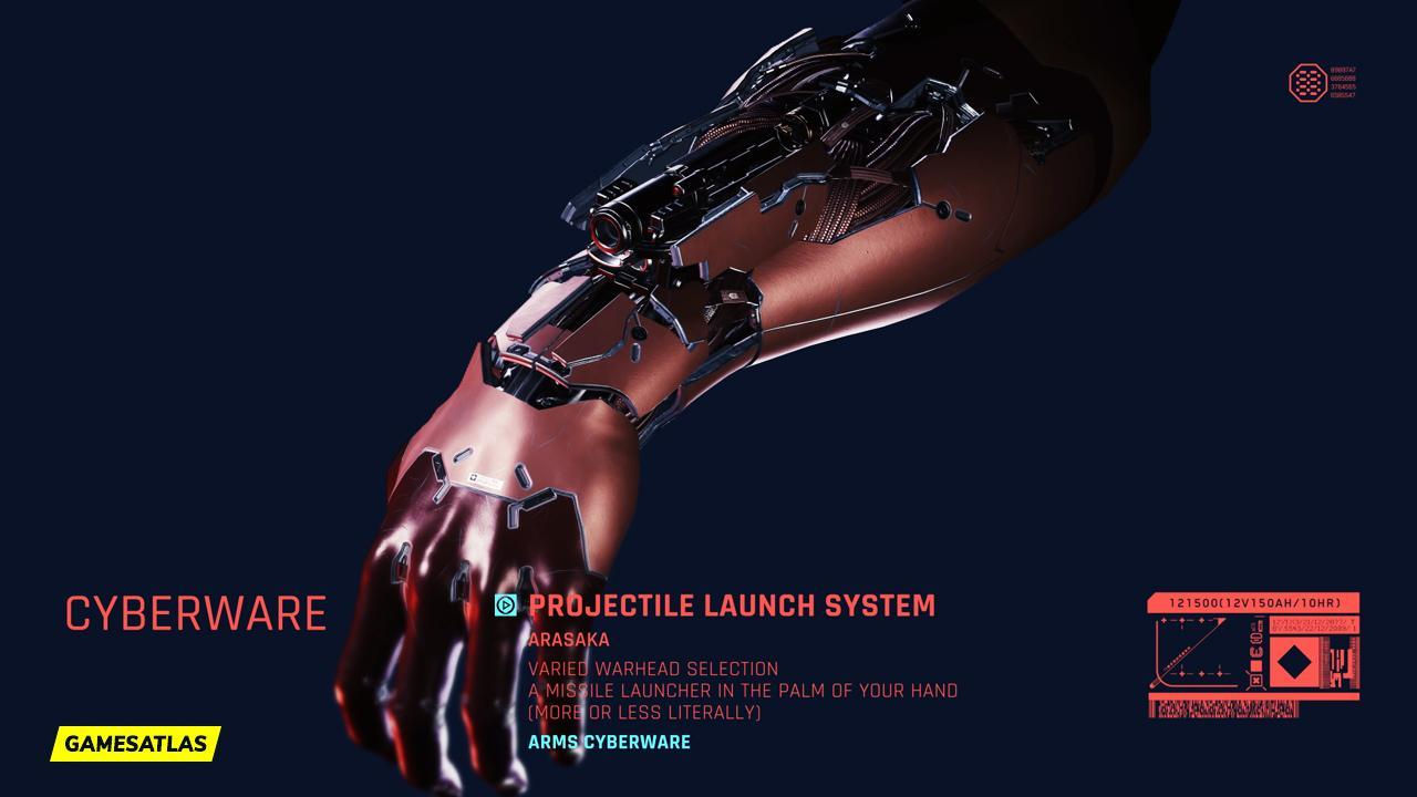 Wallpaper #a7hf2pIBJvJKYCmE7vHL42 Projectile Launch System Cyberpunk 2077 Cyberware How to Get