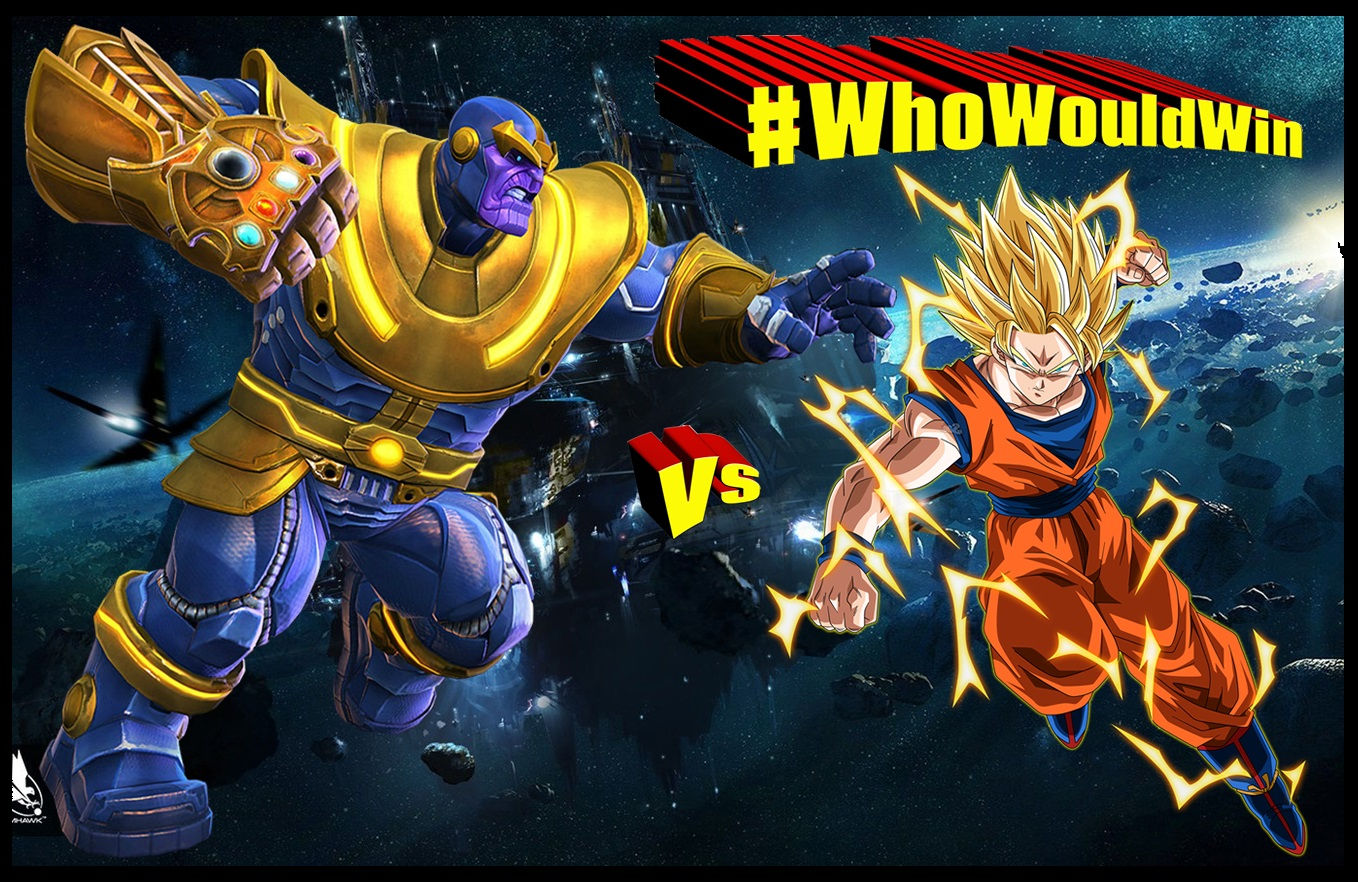 Wallpaper #gqVFOJMBVBiSkHCaoo0k9 Thanos vs Goku Who Would Win El Tech O