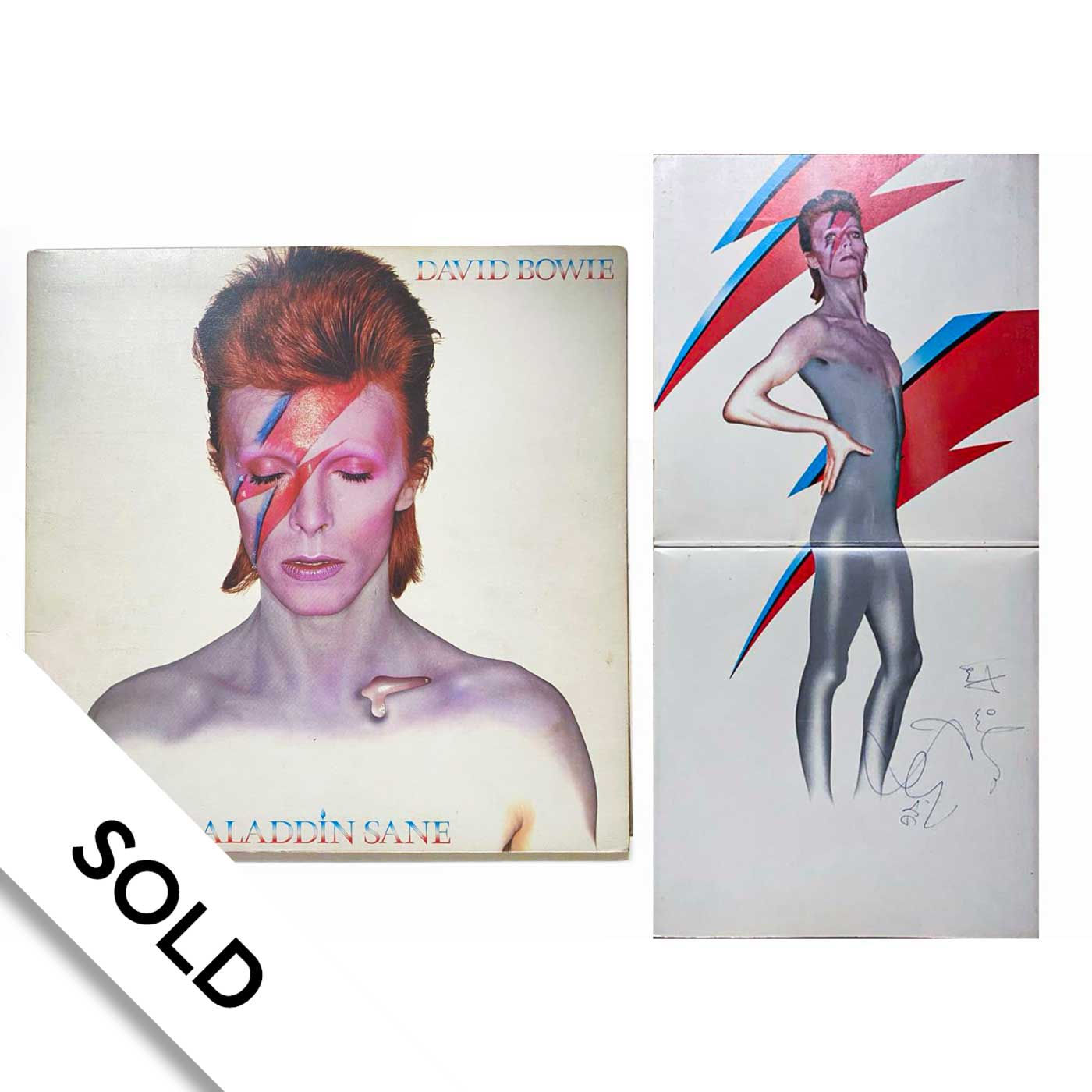 Wallpaper #7030a Aladdin Sane De David Bowie Cd Chez Libertemusic Ref123255141
