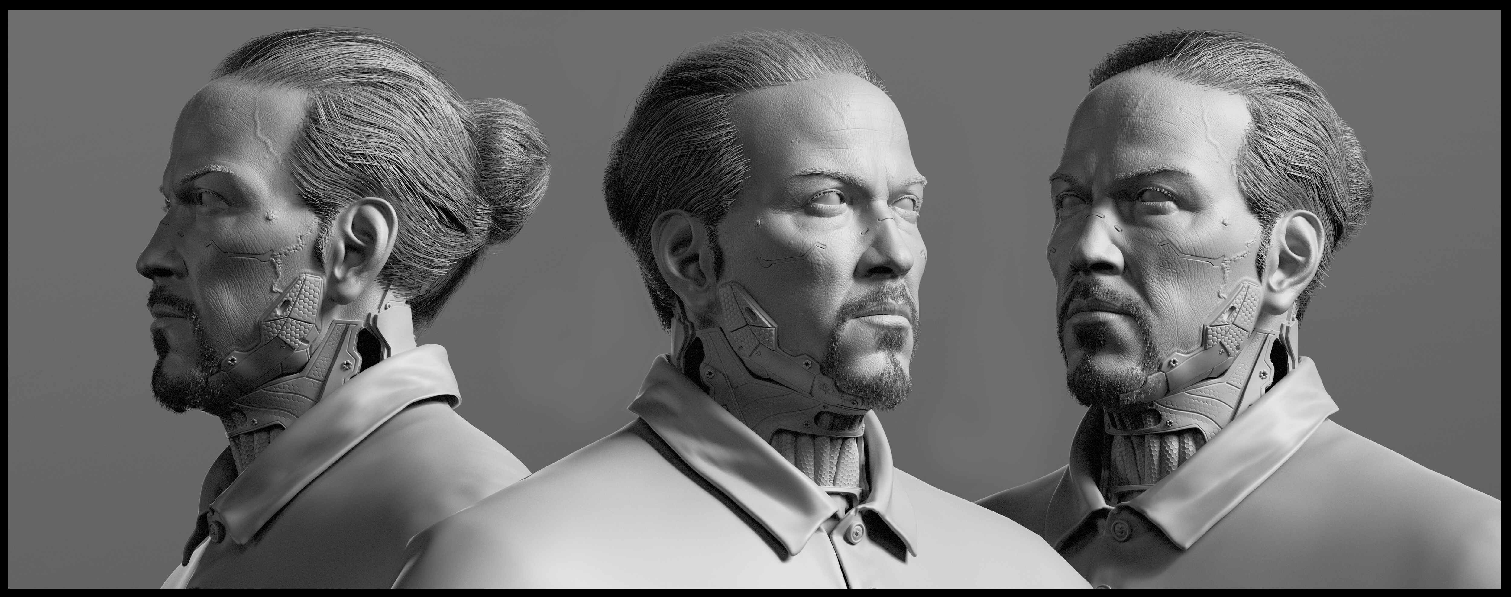 Wallpaper #Uhm8Fo8BtGB6xQ78HG4935 Goro Takemura Clay Render Zbrushcentral