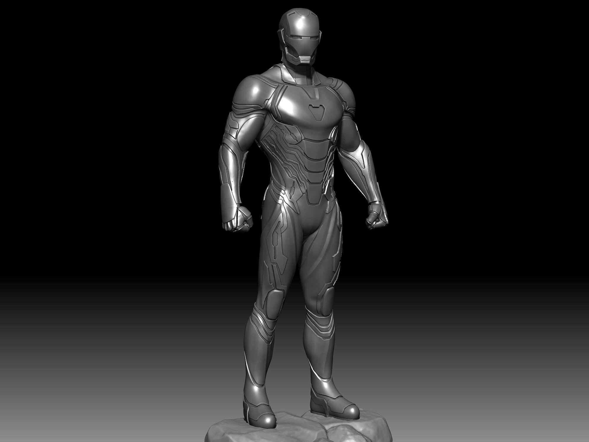 Wallpaper #cmeL6JIBSpphPi3-_z1W374 Ironman Mark L Nanosuit Armor Zbrushcentral