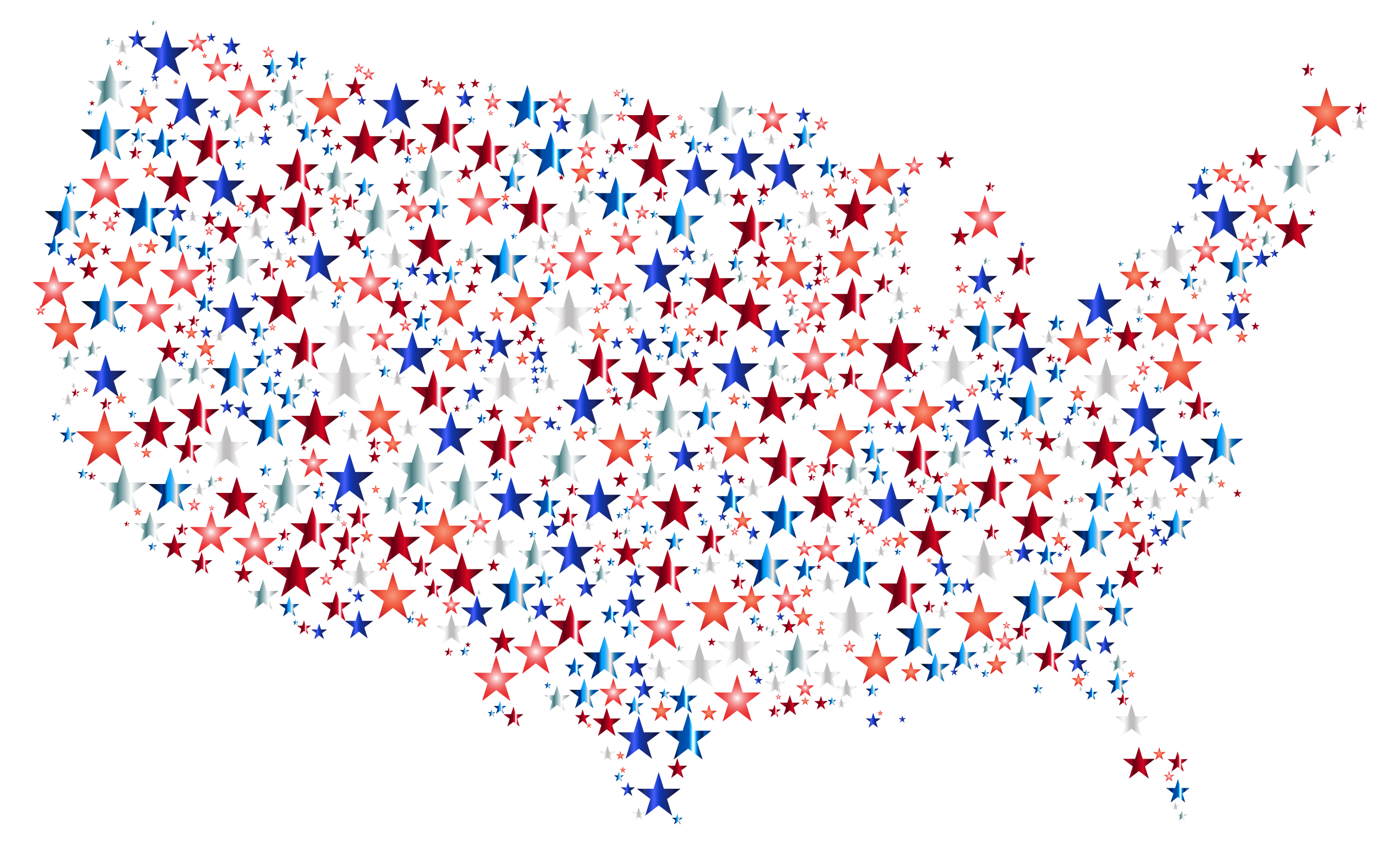 Wallpaper #L20PapcBycdYOYFTAnFj126 United States Map Prismatic Stars Clip Art Image Clipsafari