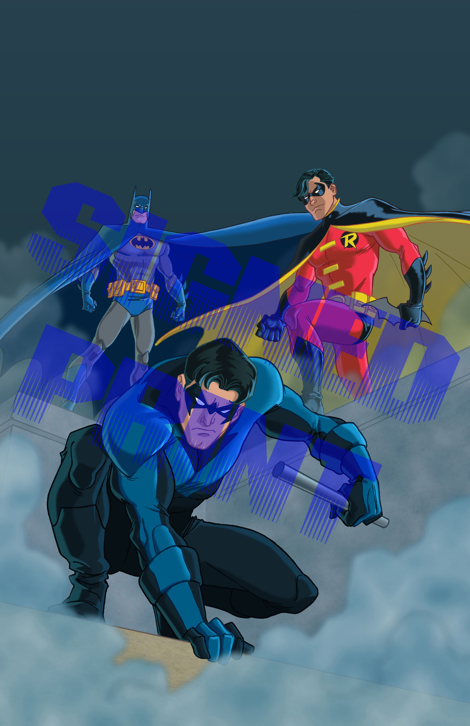 Wallpaper #5H1J8I4Bnwiau_P6IwVl40 Batman Robin and Nightwing the Art of Steven E Gordon Online Store