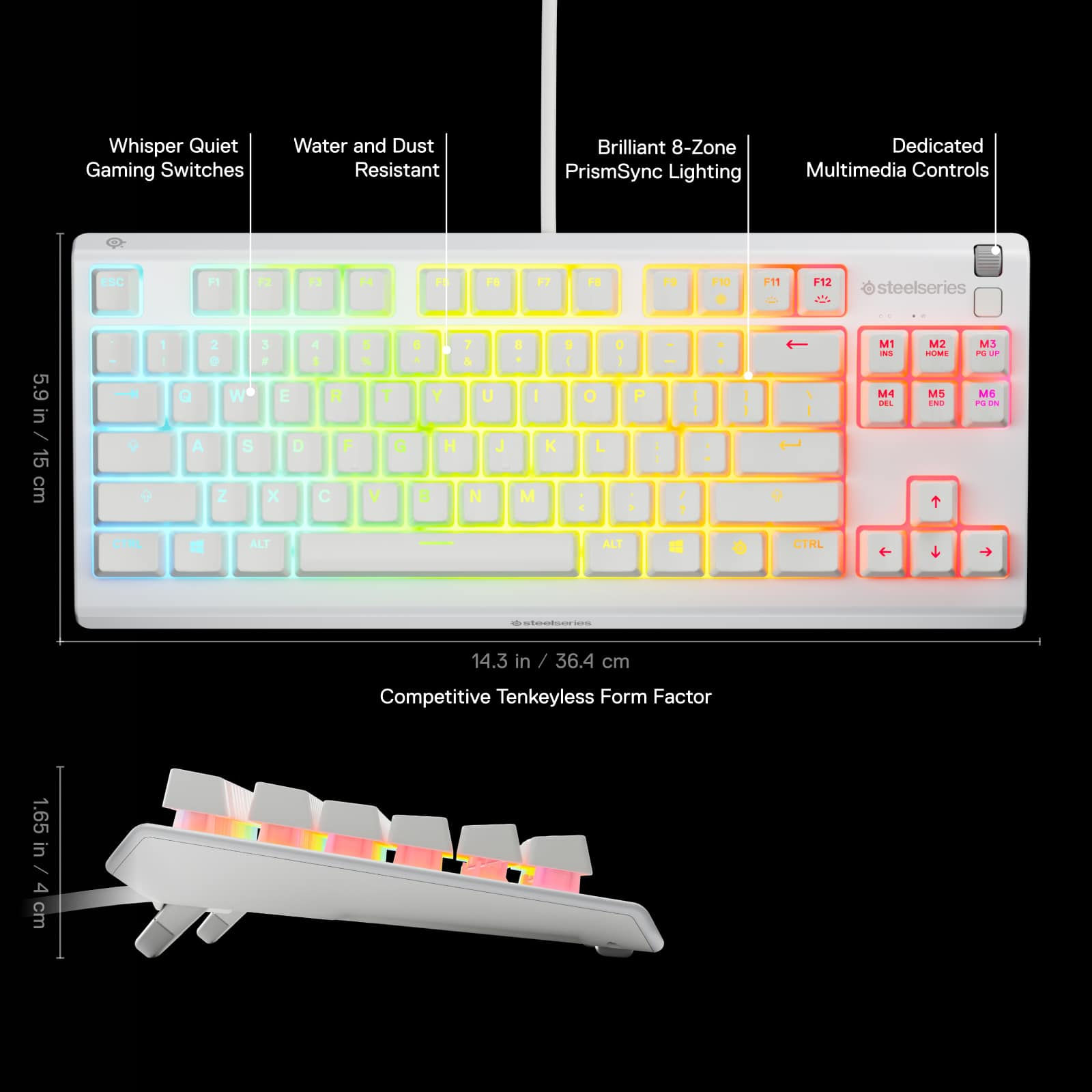 Wallpaper #n7jo15IBJvJKYCmEcuUh355 Steelseries Apex 3 Tkl Wired Membrane Whisper Quiet Switch Gaming