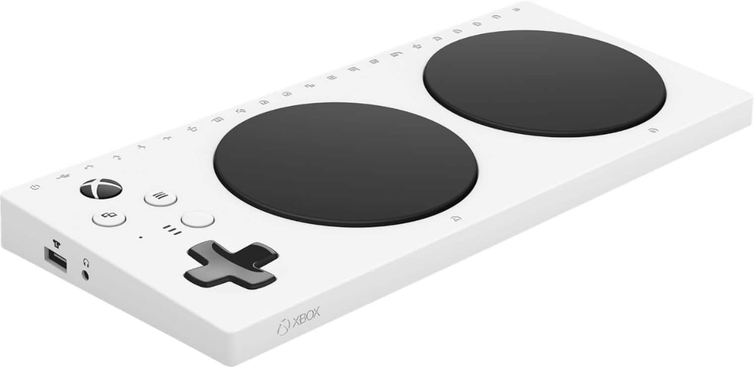 Wallpaper #gbjO3JIBJvJKYCmEZP2A483 Microsoft Xbox Adaptive Controller White Jmu 00003 Best Buy