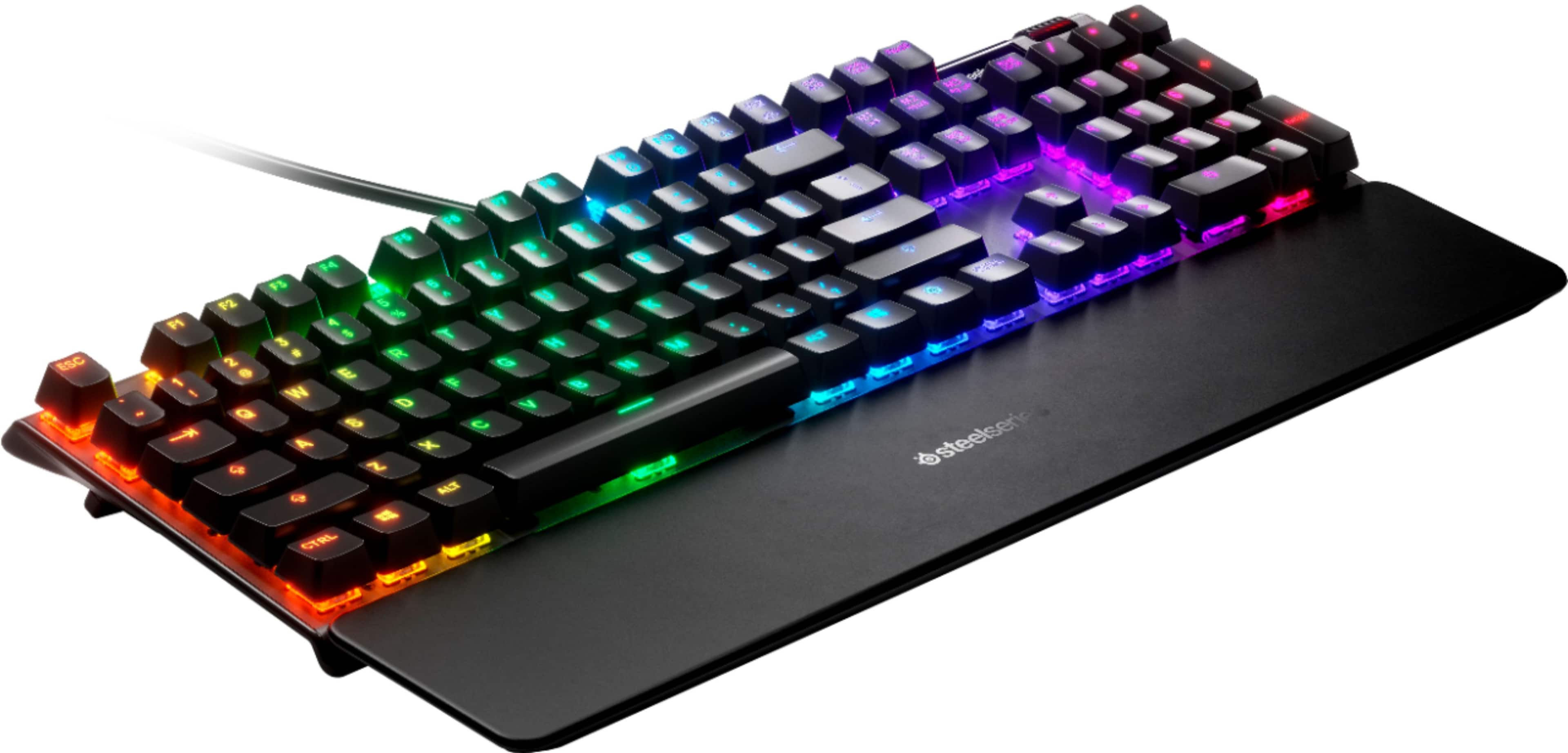 Wallpaper #n7jo15IBJvJKYCmEcuUh130 Steelseries Apex 5 Wired Gaming Hybrid Mechanical Blue Switch Keyboard