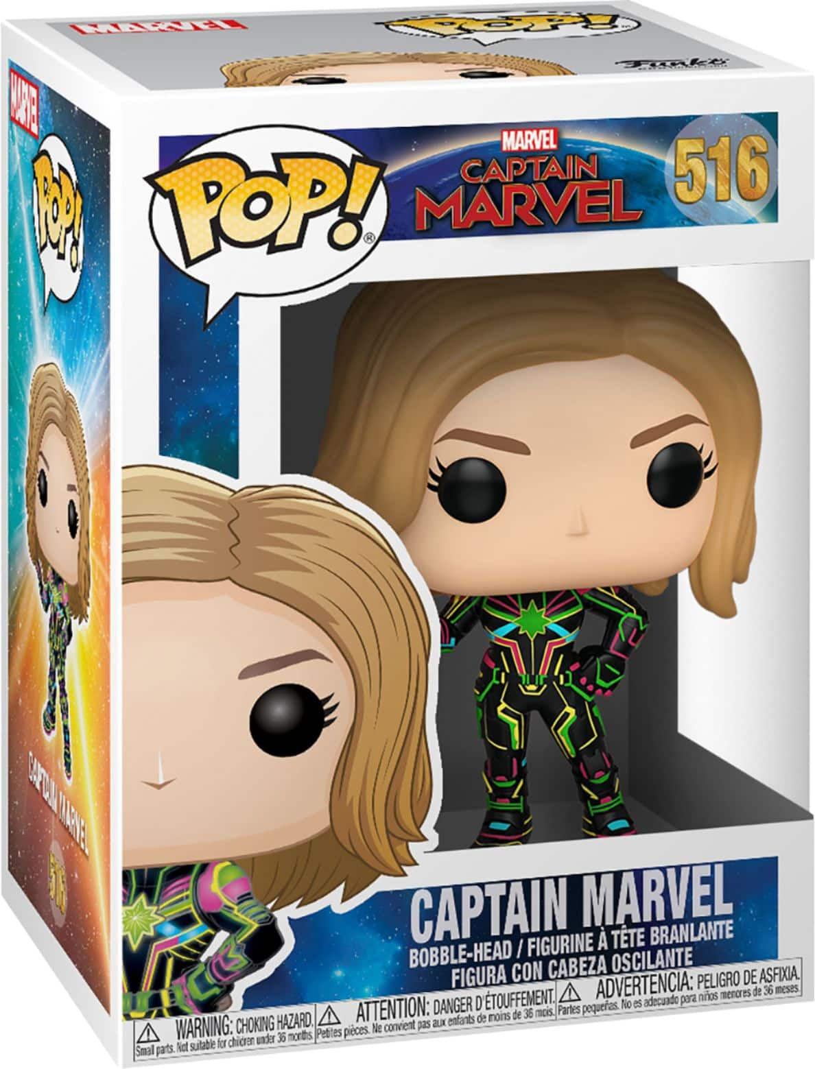 Wallpaper #1qVvOJMBVBiSkHCapo0691 Best Buy Funko Pop Marvel Captain Marvel with Neon Suit 43964