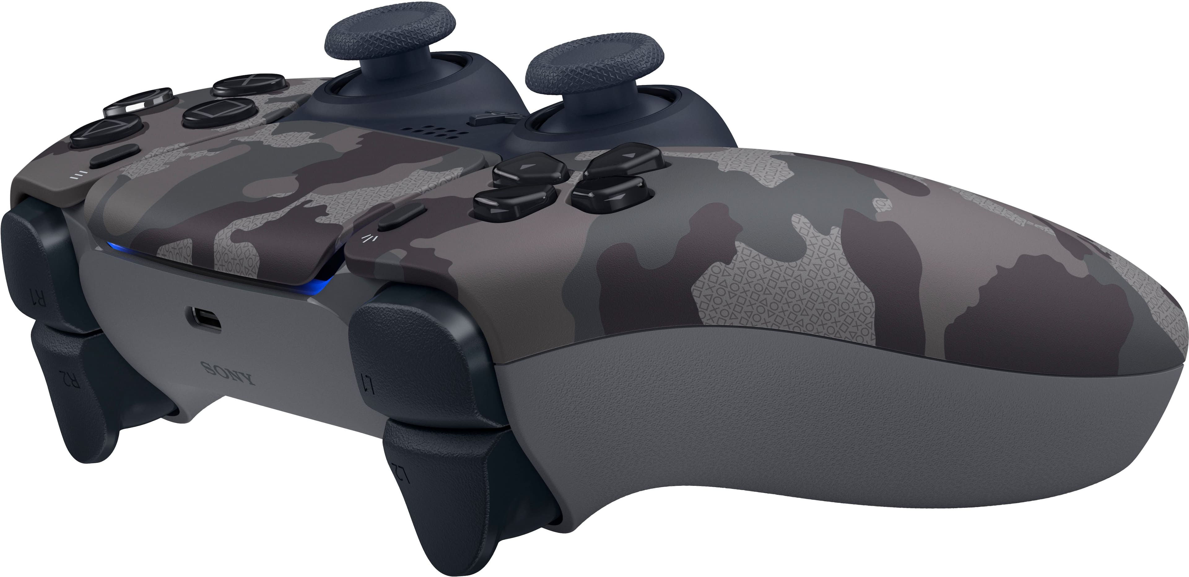 Wallpaper #gbjO3JIBJvJKYCmEZP2A394 Sony Playstation 5 Dualsense Wireless Controller Gray Camouflage