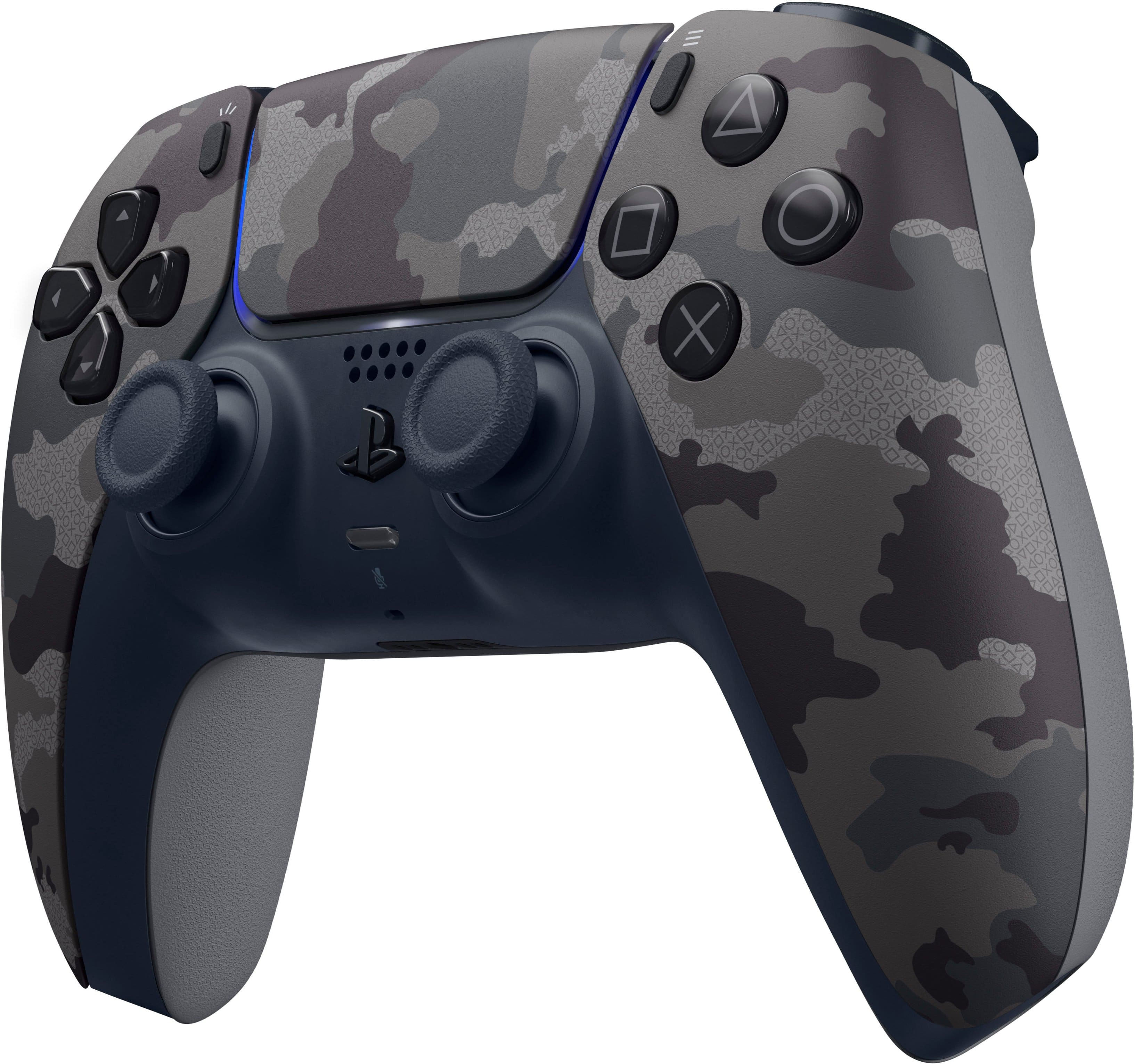 Wallpaper #gbjO3JIBJvJKYCmEZP2A387 Sony Playstation 5 Dualsense Wireless Controller Gray Camouflage