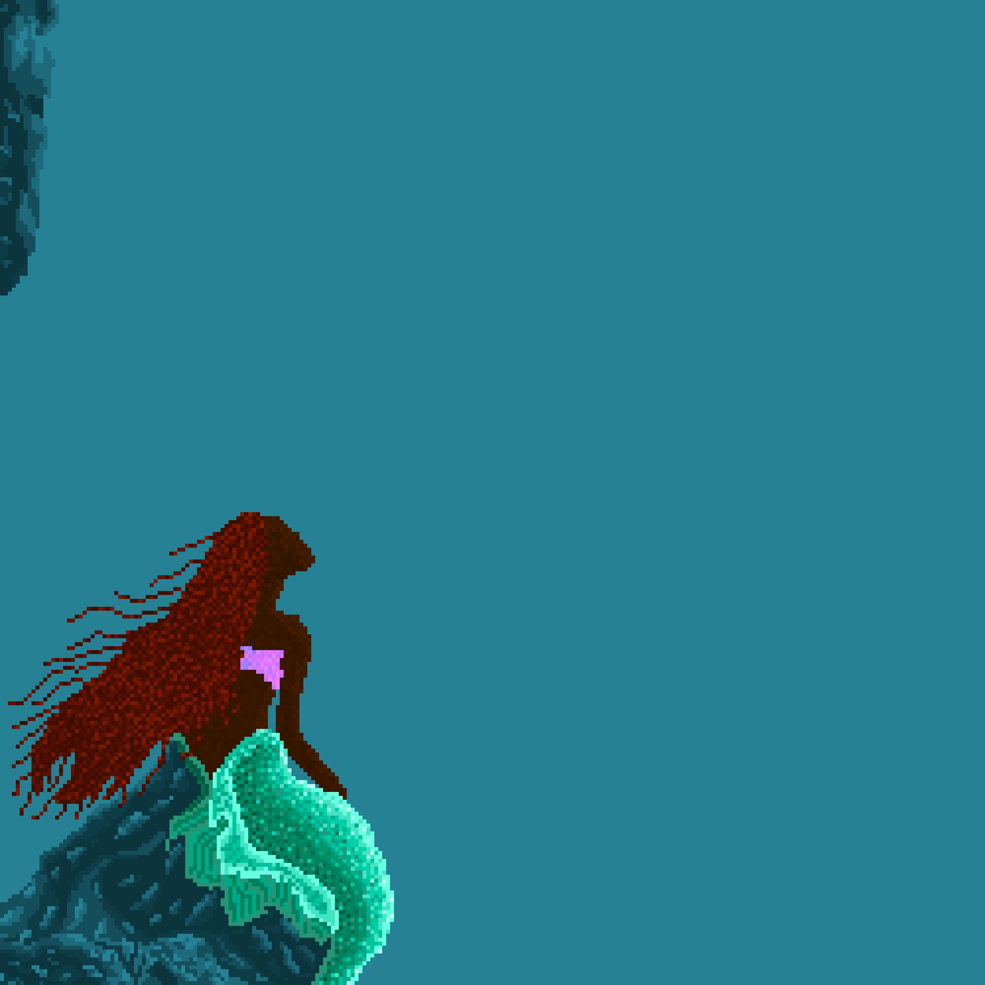 Wallpaper #wBrcUJMB1yWOL4qgnIBg81 Live Action Ariel Hour 5 Pixel Art