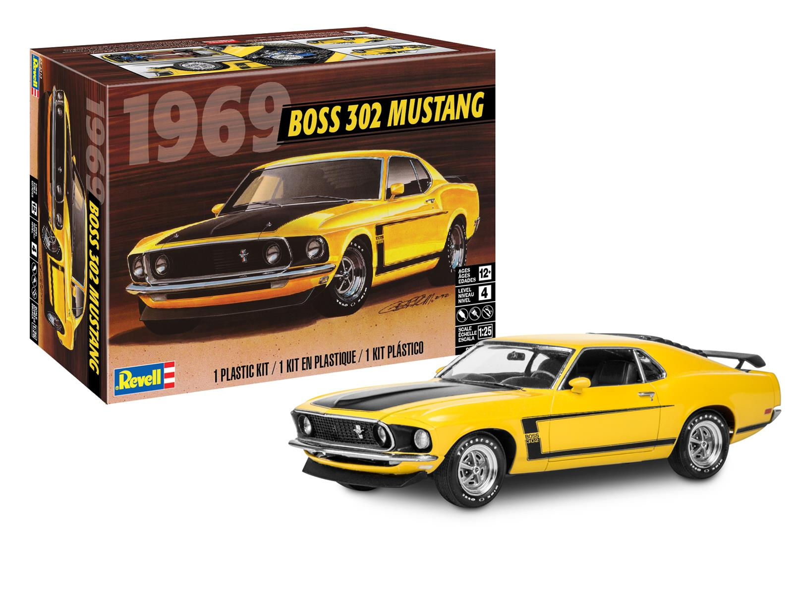 Wallpaper #5Gj0GJMBSpphPi3-pBTv9 Summit Gifts 85431300002 Revell 125 1969 Boss 302 Ford Mustang Model