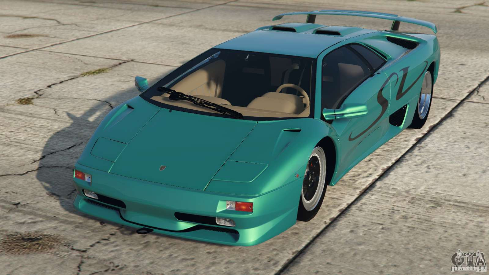 Wallpaper #cAMSZpMBpyOg8YnEwdqG274 Lamborghini Diablo SV Dark Cyan Add on Dlia Gta 5