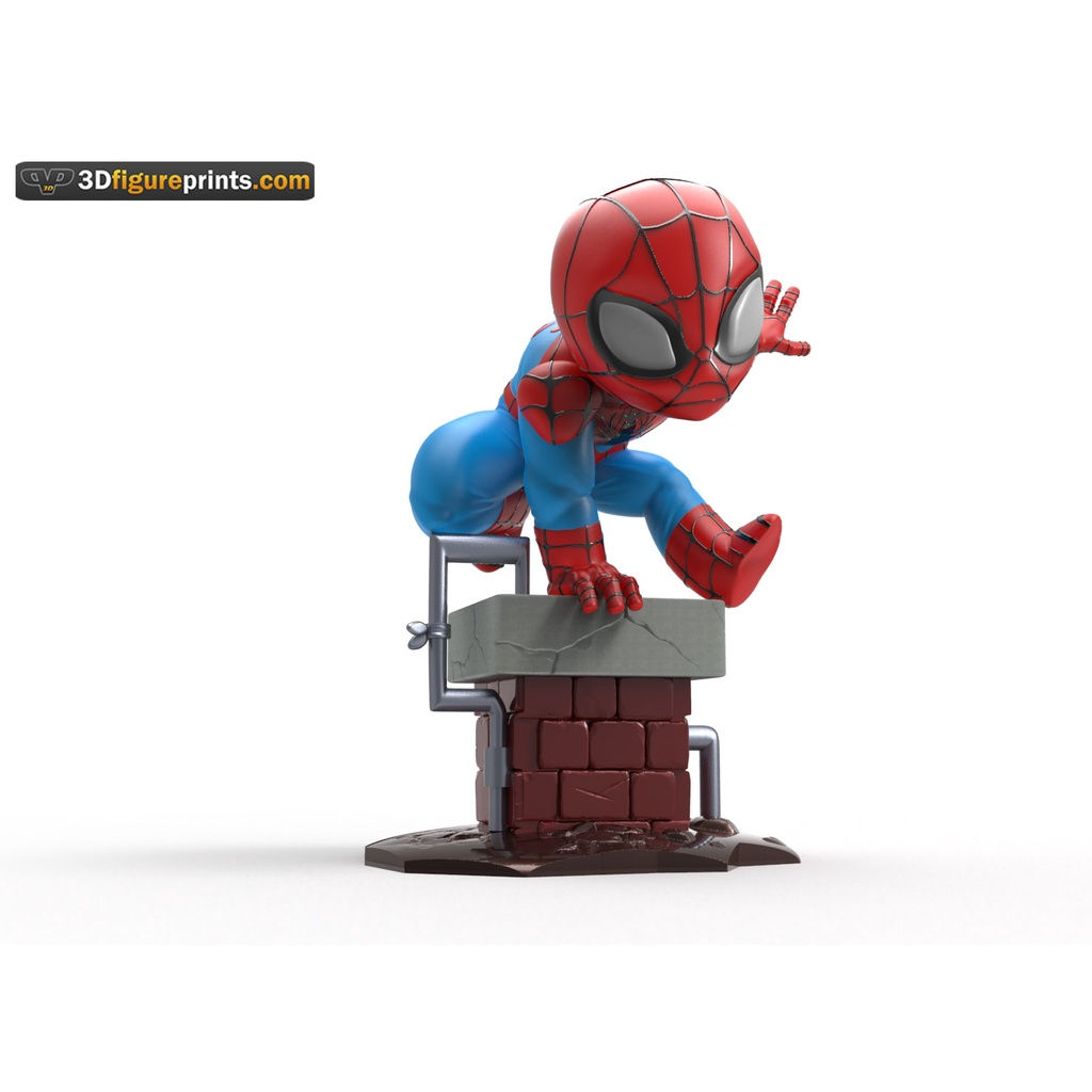 Wallpaper #nDGpNZMB5zzyi_yYQ1cr243 Chibi Spider Man Stl Files for 3D Print 3D Kiee Shop