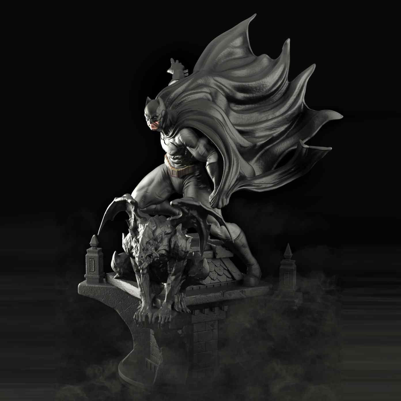 Wallpaper #jxkZHo8BtGB6xQ78tnig27 Batman Gargoyle Statue Stl Files for 3D Print 3D Kiee Shop