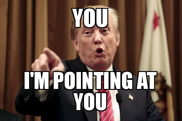 Wallpaper #nLgf2JIBJvJKYCmEN-Zo175 You Im Pointing at You Donald Trump Says Meme Generator