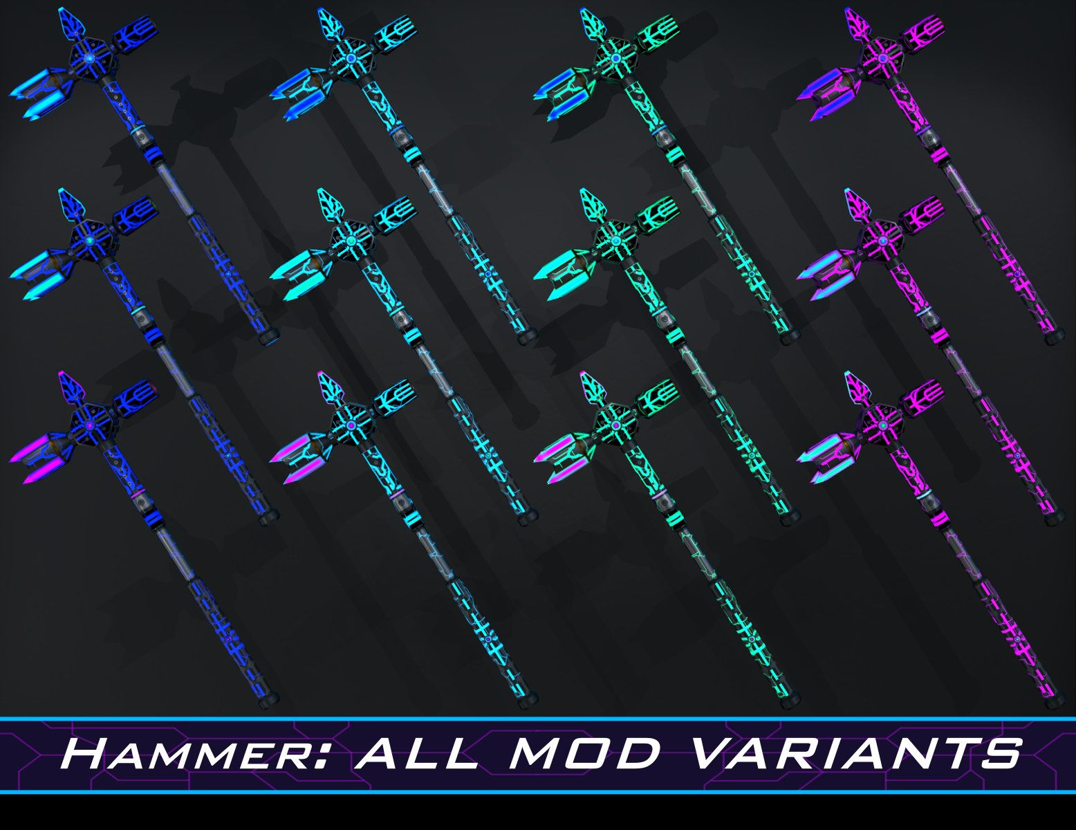 Wallpaper #7xowUJMB1yWOL4qgNn_e46 Cyberpunk Melee Weapons Pack Yel Scrypt Fire Studio