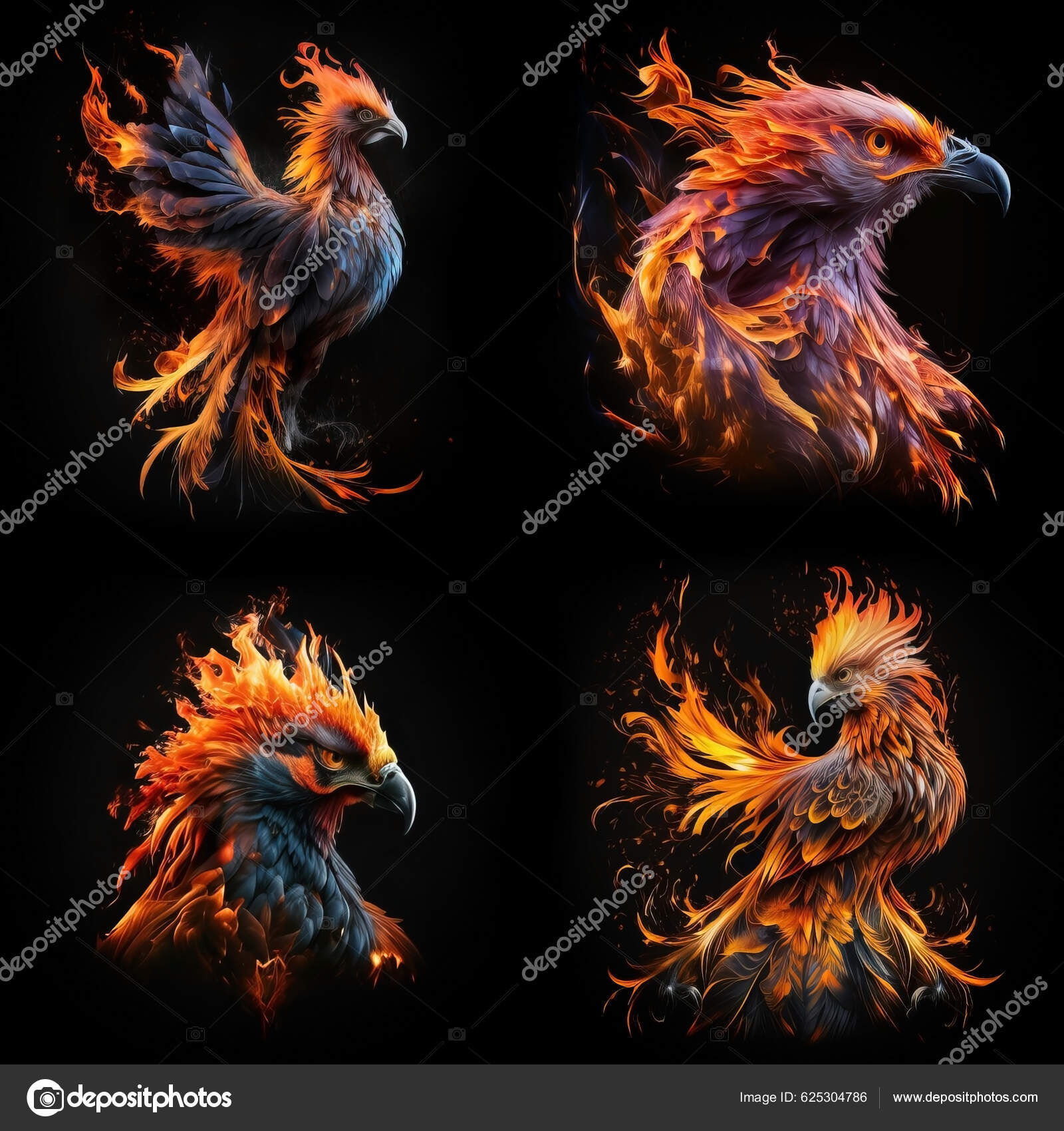 Wallpaper #2bc96 Image of a Majestic White Fire Phoenix on Craiyon