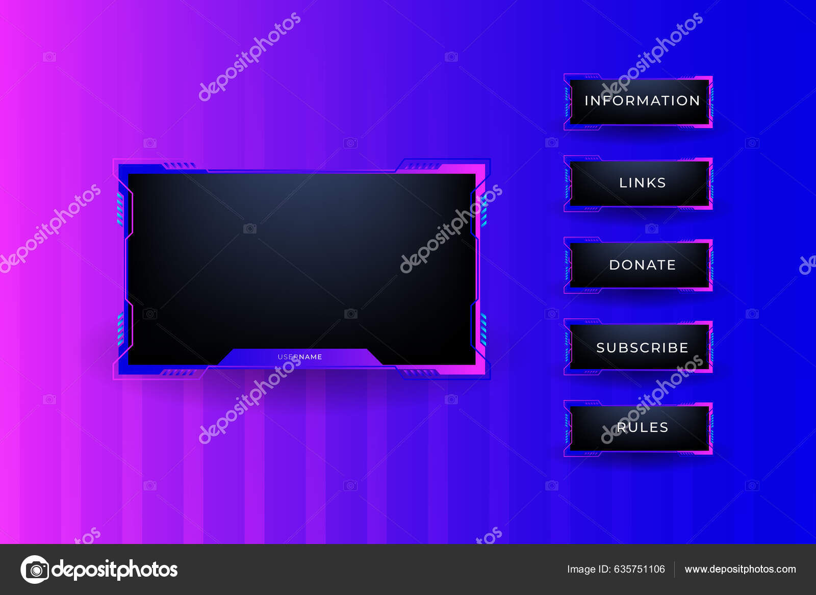 Wallpaper #vBqUTpMB1yWOL4qgOH1E144 Twitch Stream Overlay Package Including Facecam Overlay Offline