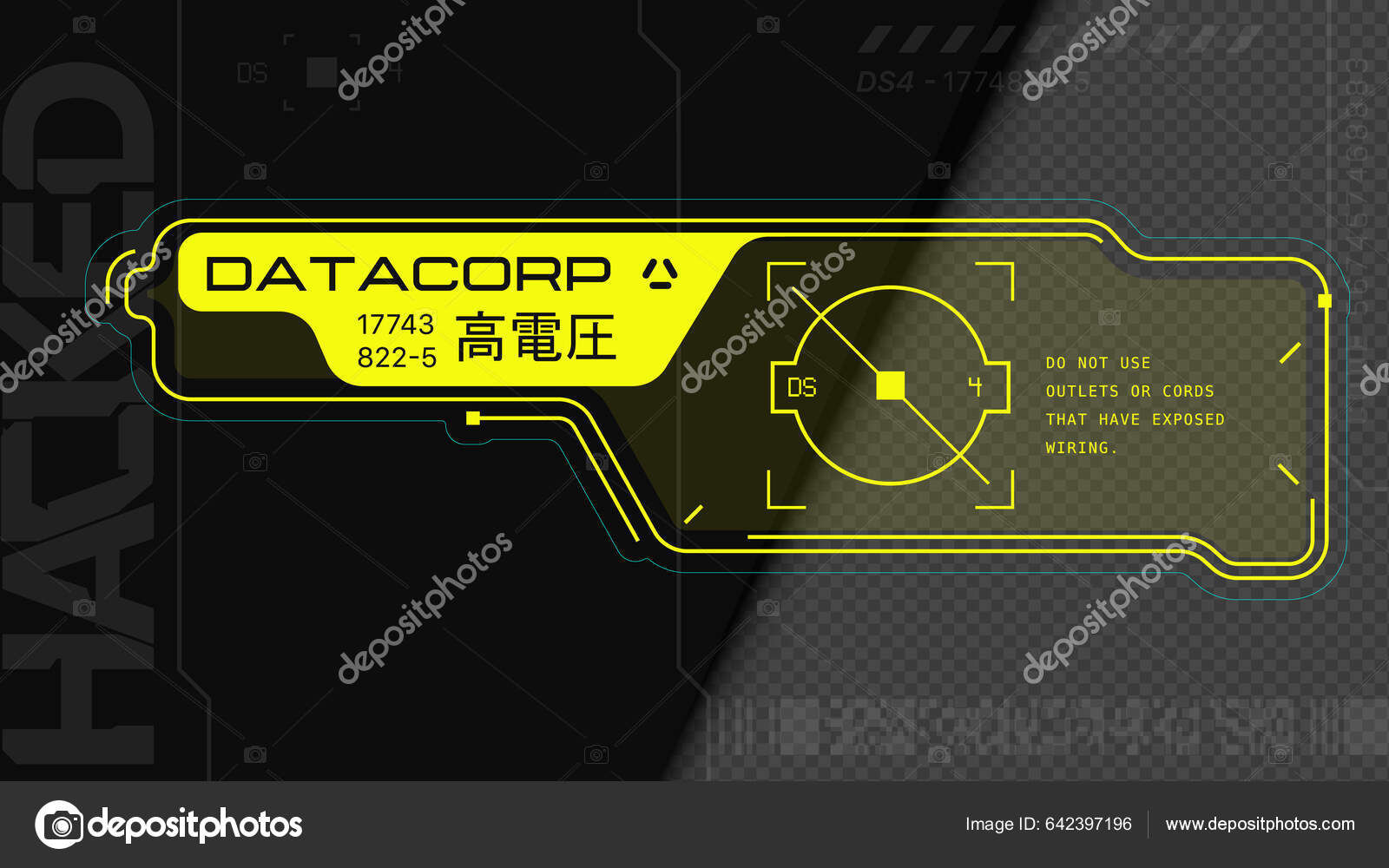 Wallpaper #IwNKY5MBpyOg8YnEldVx156 Cyberpunk Decal Vector Sticker Label Futuristic Style Inscriptions