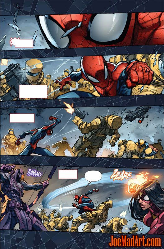 Wallpaper #Apwq4pIBZHQxiYarib-L390 Joemadartcom Avenging Spider Man Volume 1 Issue 1 Page 1