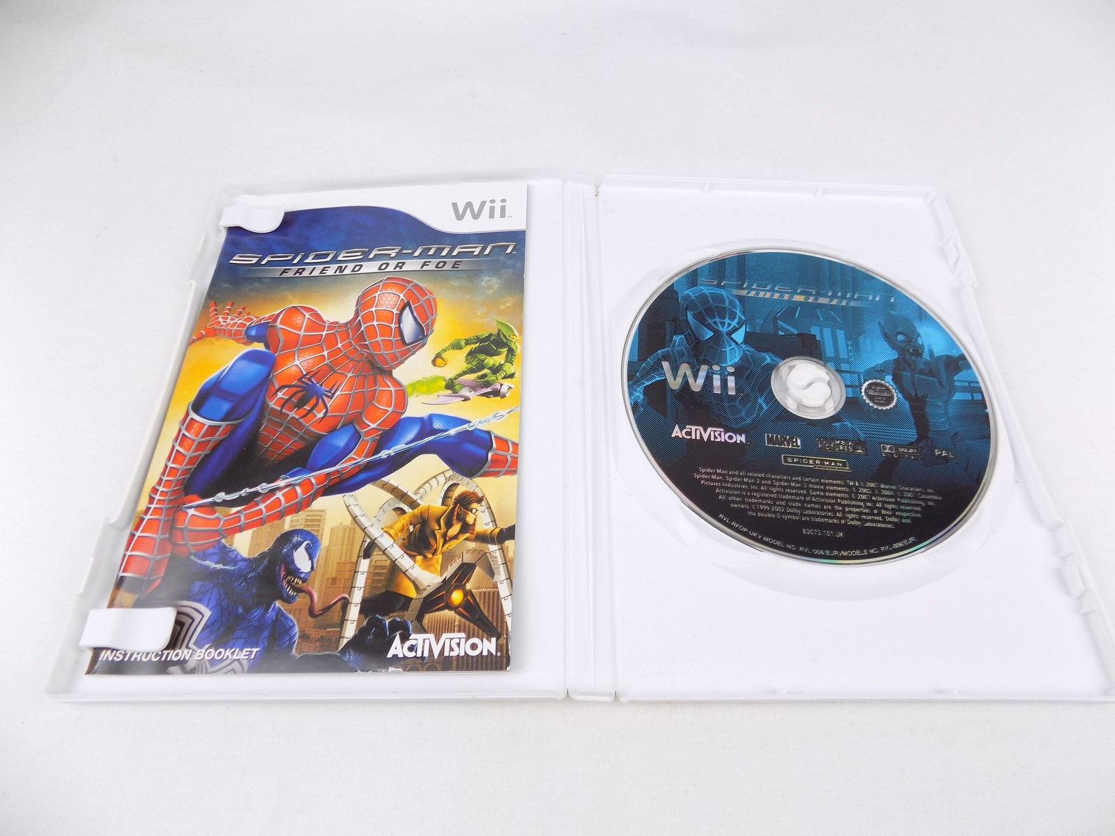 Wallpaper #f2hWHJMBSpphPi3-mSKd96 Mint Disc Nintendo Wii Spider Man Friend or Foe Spiderman Spider Man