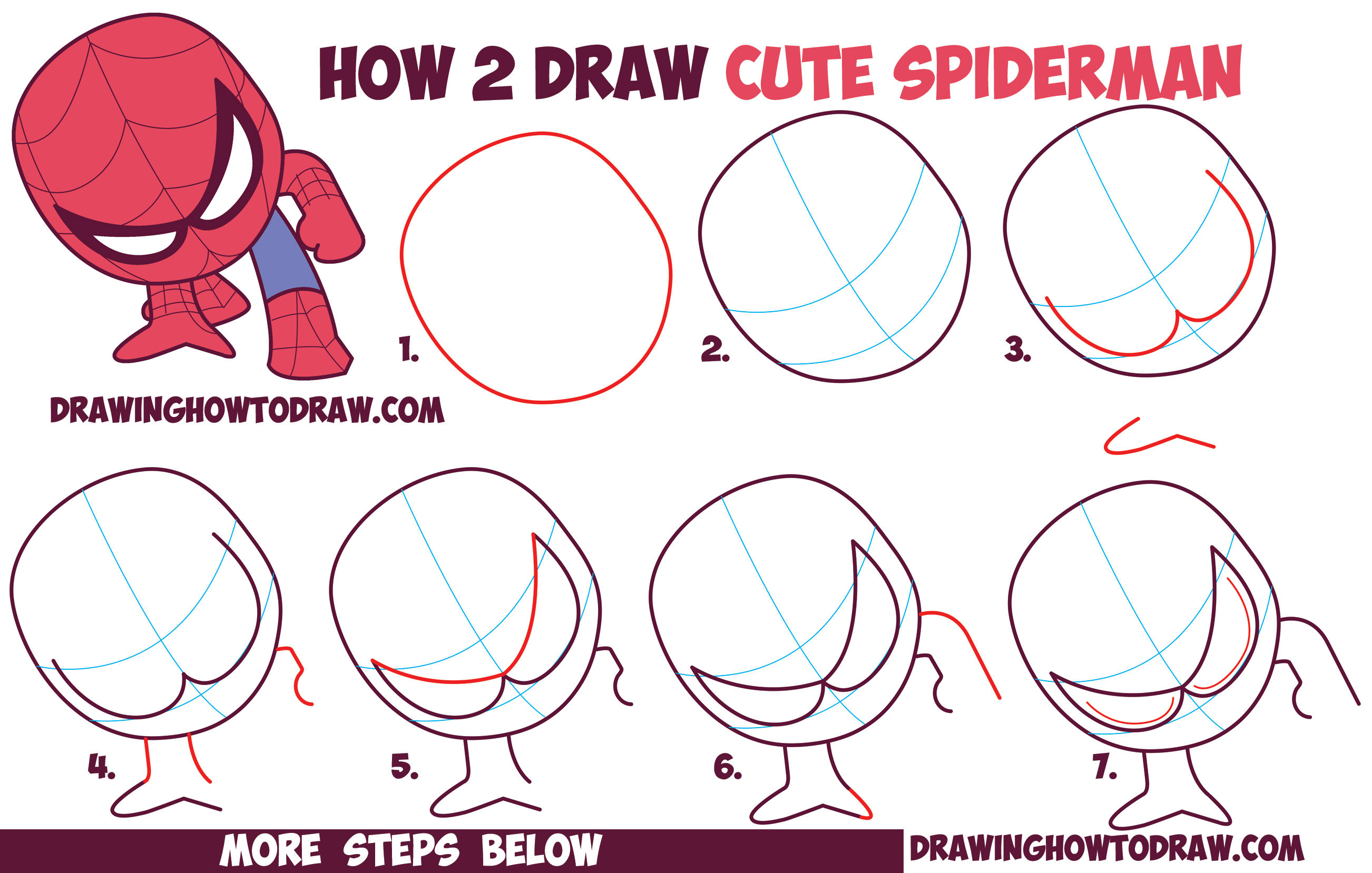 Wallpaper #zKVqOJMBVBiSkHCarY0Y256 How to Draw Spiderman Step by Step Easy