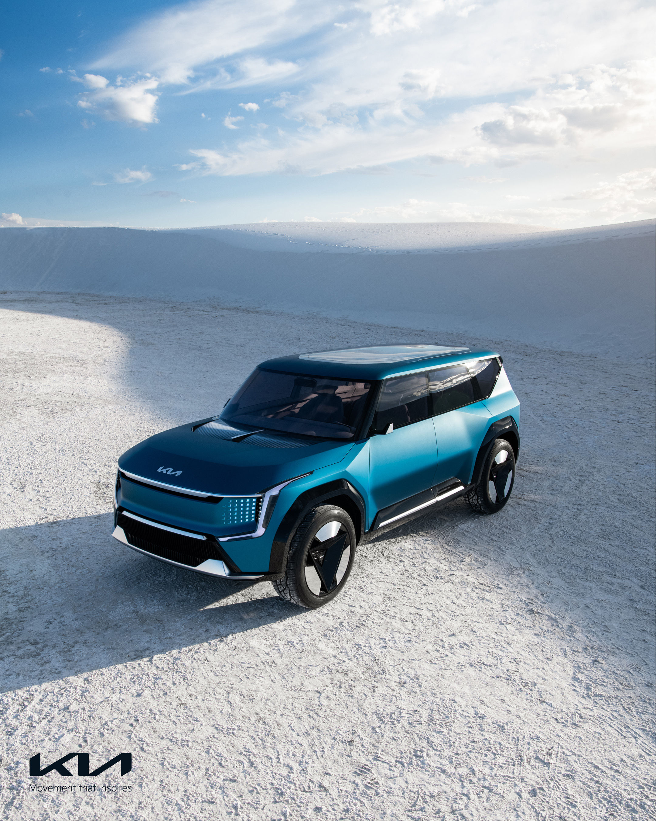 Wallpaper #aX38844Bnwiau_P6Gg4p7 The Kia Concept Ev9 Kias All Electric SUV Concept Takes Center Stage