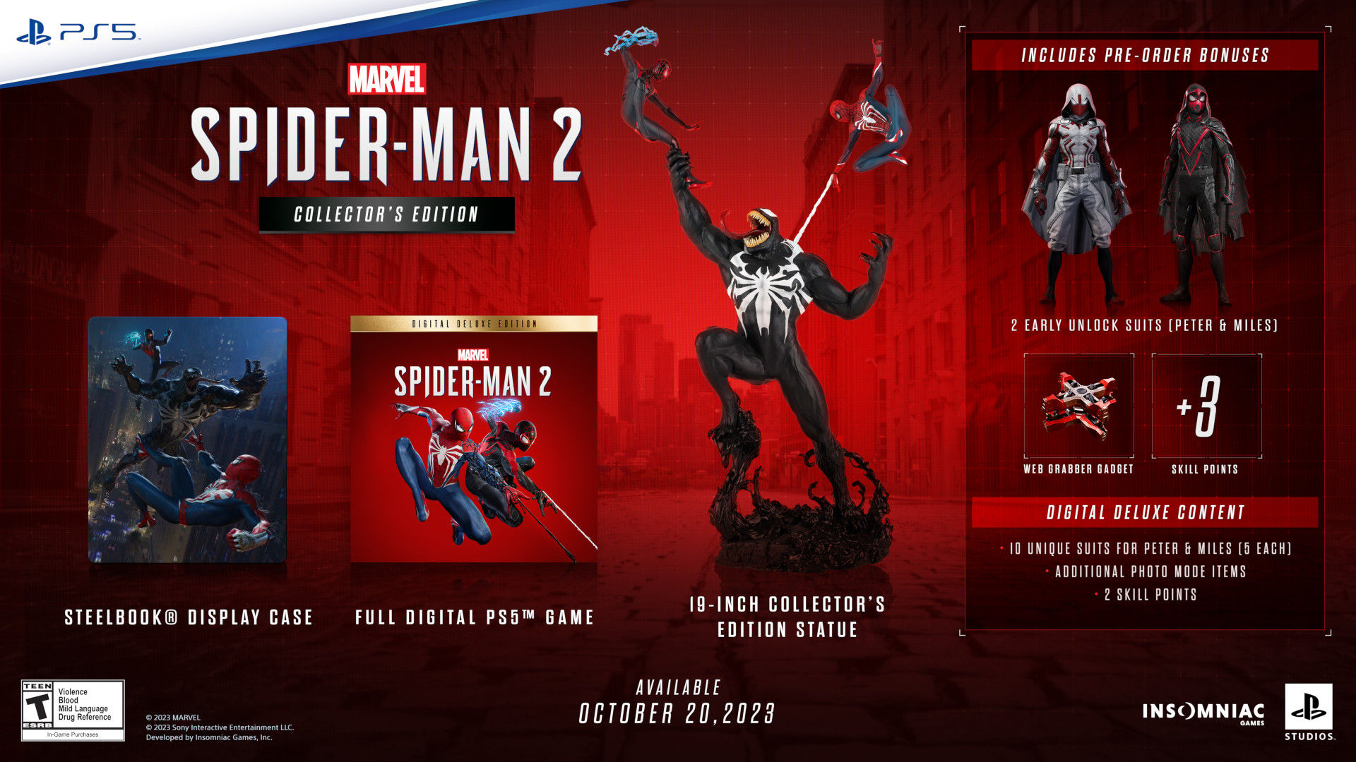 Wallpaper #iABb644BSdW8dNounxE928 Marvels Spider Man 2 Collectors Edition PS5 Games Edicao De