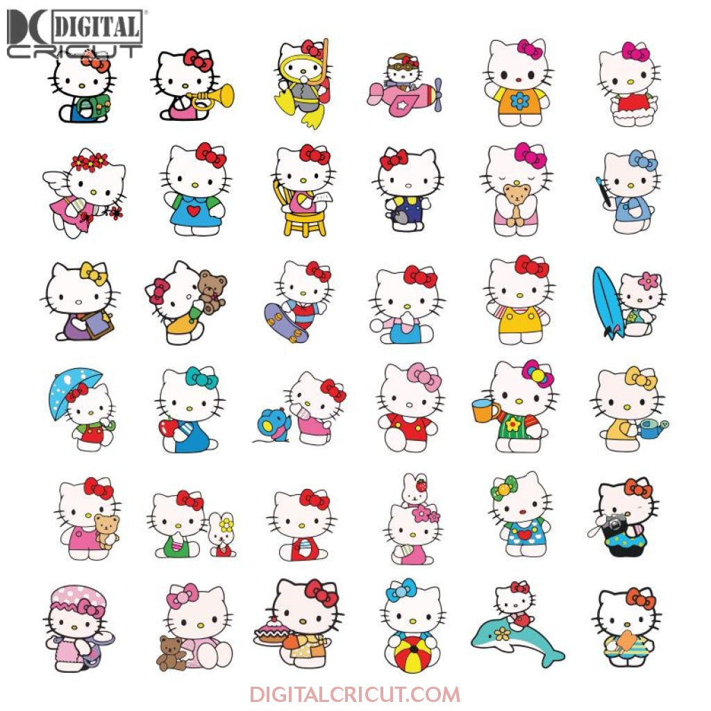 Wallpaper #1c50c Hello Kitty Vector Art Icons and Graphics for Free Download