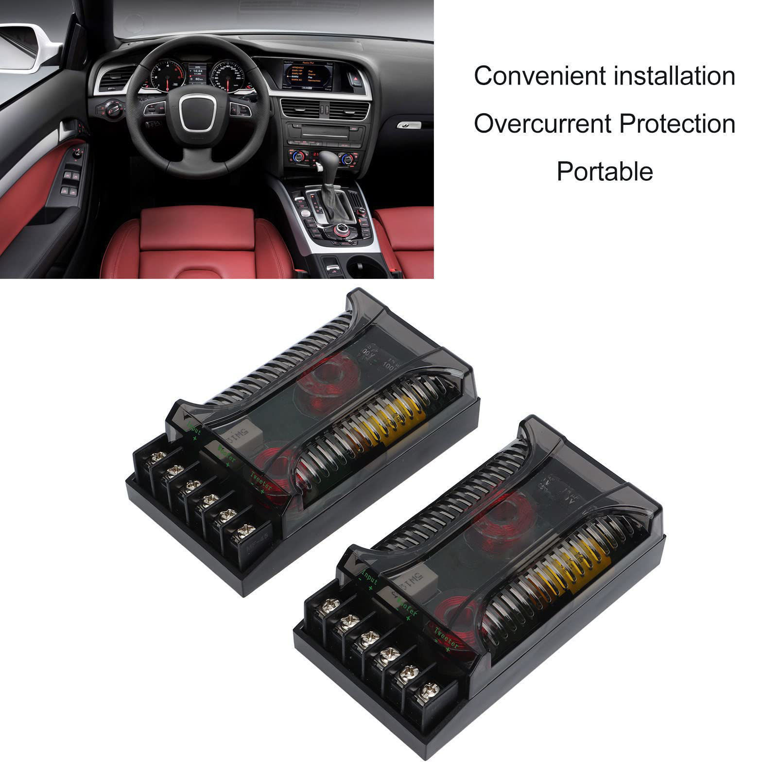 Wallpaper #HiZclpcBNyflpn9rtIXQ45 Getuscart 2 Way Car Audio Crossover 2 Pack Speaker Tweeter Passive