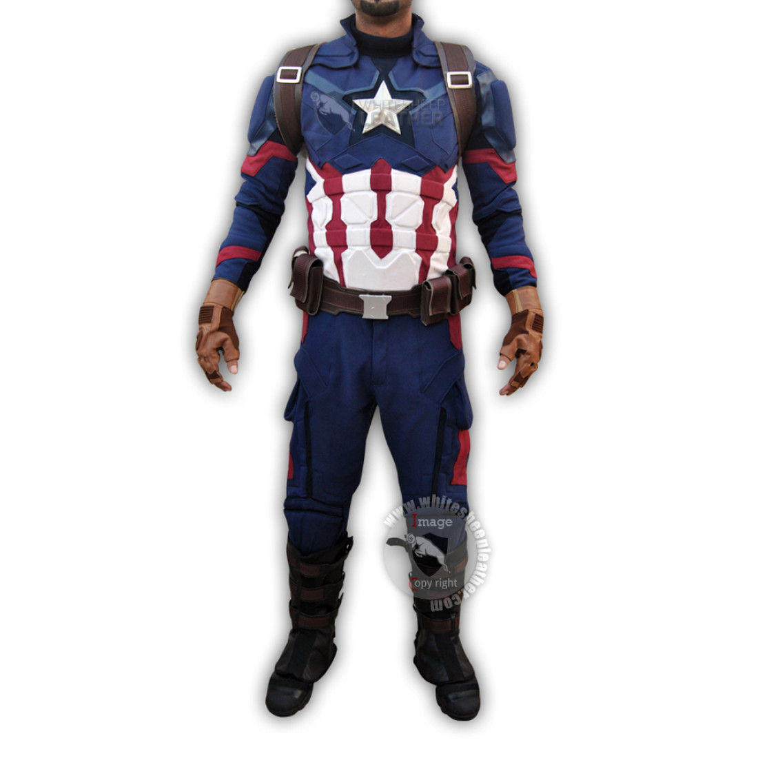 Wallpaper #dRmJOY8BtGB6xQ78t6rl10 Captain America Civil War Steve Rogers Full Costume Suit Textured