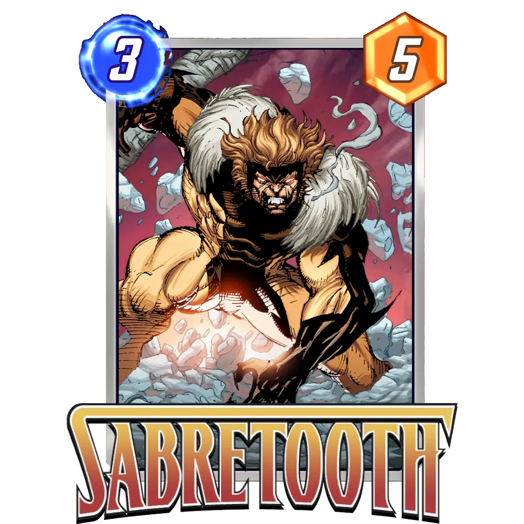 Wallpaper #ARn8H48BtGB6xQ78YX359 Sabretooth Jim Lee Marvel Snap Card Variant Marvel Snap Zone