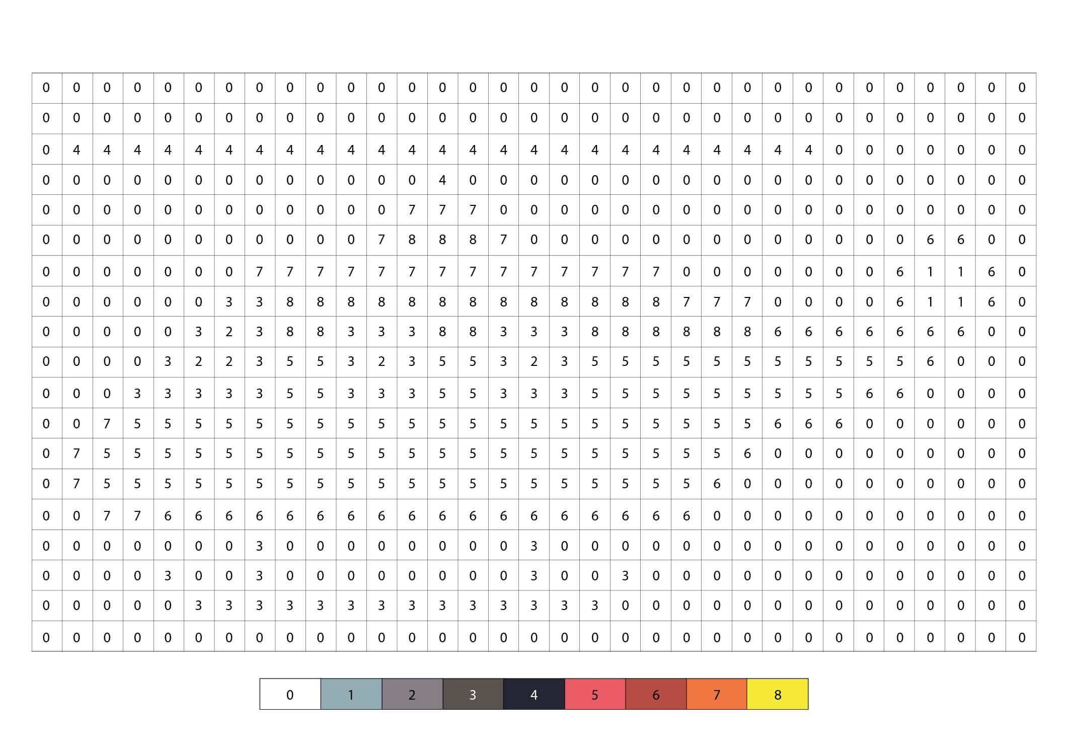 Wallpaper #1Gc765IBSpphPi3-00r6184 Helicopter Pixel Art Color by Number