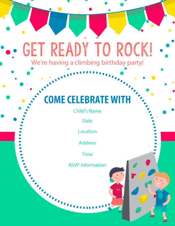 Wallpaper #tbne3ZIBJvJKYCmEsQLe191 Free Rock Climbing Birthday Party Invitations 99boulders